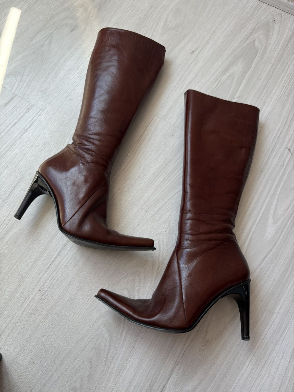 Vintage y2k leather boots Size US 6.5 / IT 36.5 - 5 Thumbnail