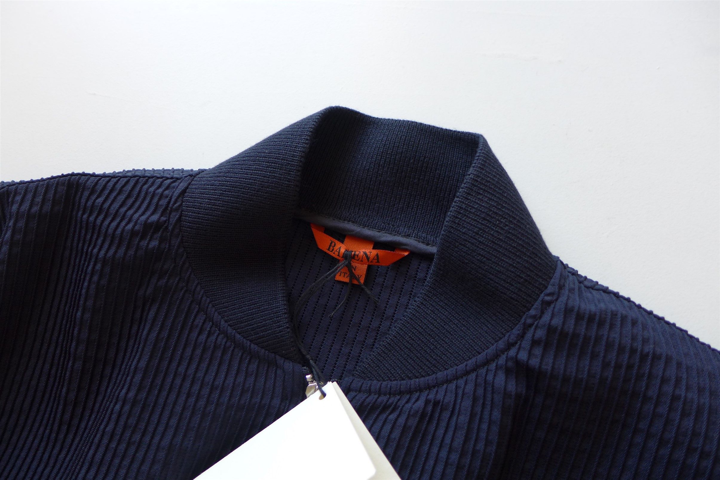 Barena Barena Oversized Light Bomber Jacket - Navy Virgin Wool Size US S / EU 44-46 / 1 - 5 Thumbnail