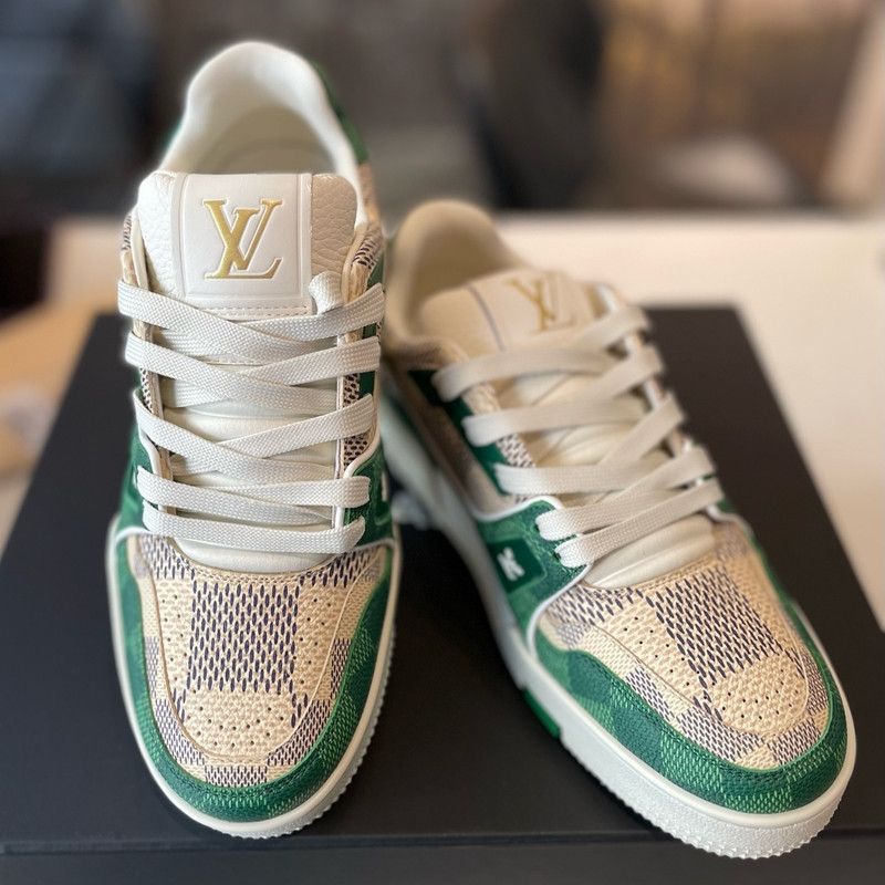 Louis Vuitton Louis Vuitton Colorful Leather Low-Top Sneakers 0079 Size US 6.5 / EU 39-40 - 1 Thumbnail