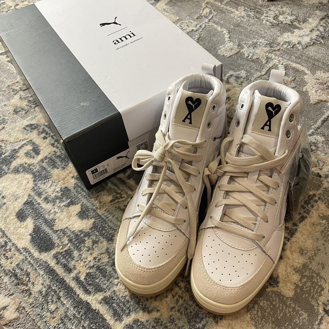 AMI × Puma Ami parix x puma white high top Size US 7 / EU 40 - 1 Thumbnail