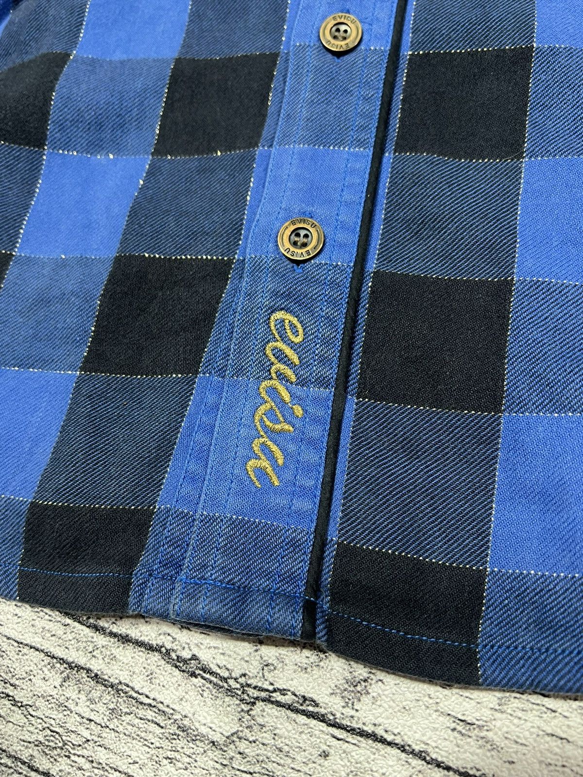 Number (N)ine 2000s Archival Evisu Hysteric Raf Plaid Shirt y2k Lgb Ifsix Size US M / EU 48-50 / 2 - 5 Thumbnail