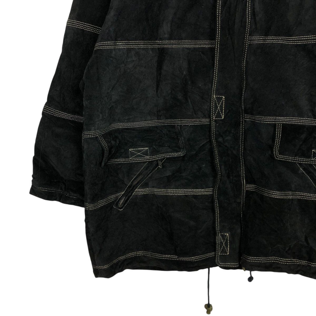 Japanese Brand 🔥VINTAGE LEATHER JACKET BIKER VIA NUOVA ISSEY MIYAKE Size US M / EU 48-50 / 2 - 6 Thumbnail