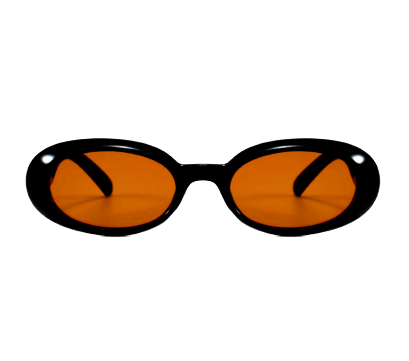 Vintage Vintage Cat-Eye Old School Oval Streamline Sunglasses Rave Size ONE SIZE - 3 Thumbnail