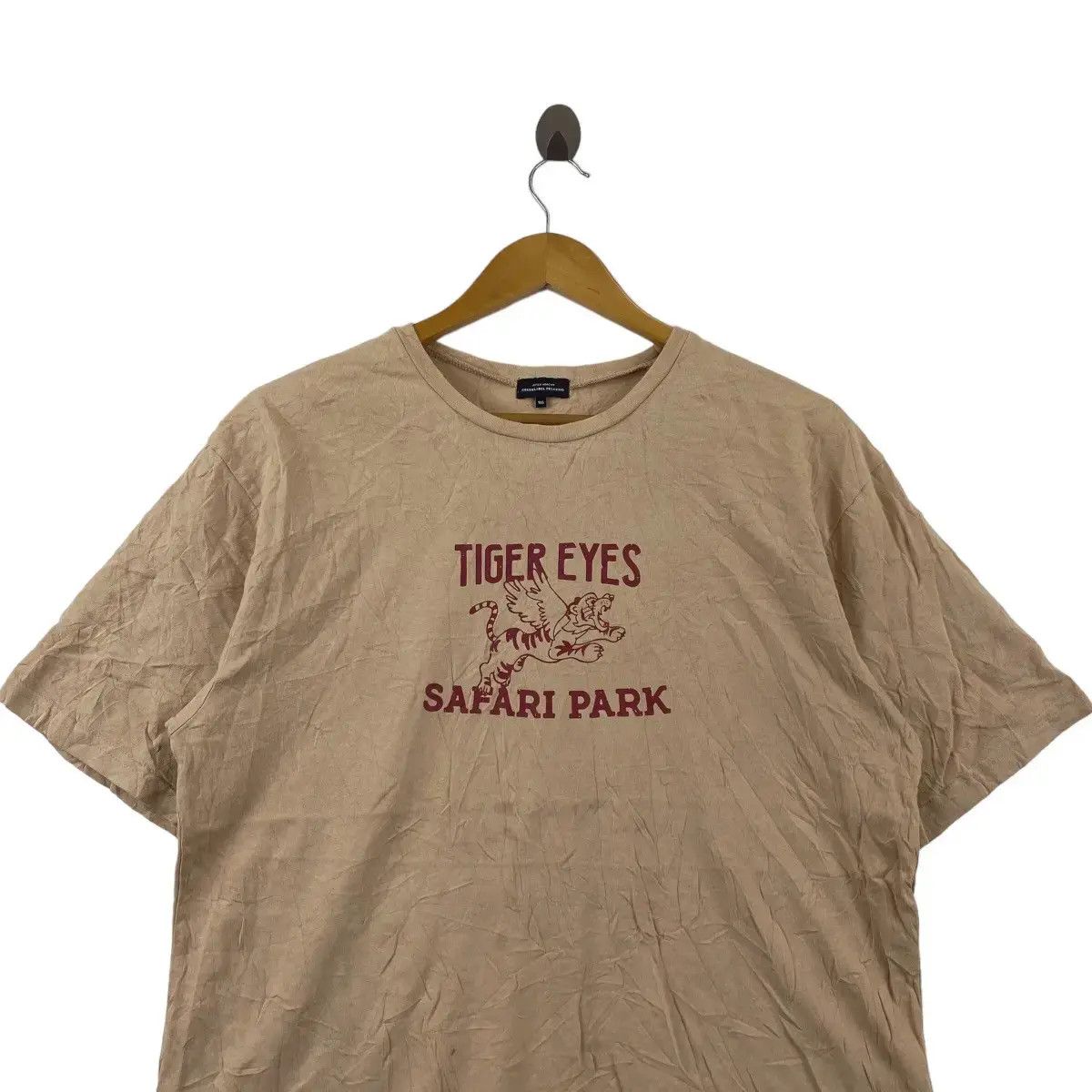 United Arrows × Vintage Vintage UNITED ARROWS JAPAN Tiger Eyes Safari Park Tee Shirt Size M / US 6-8 / IT 42-44 - 2 Thumbnail