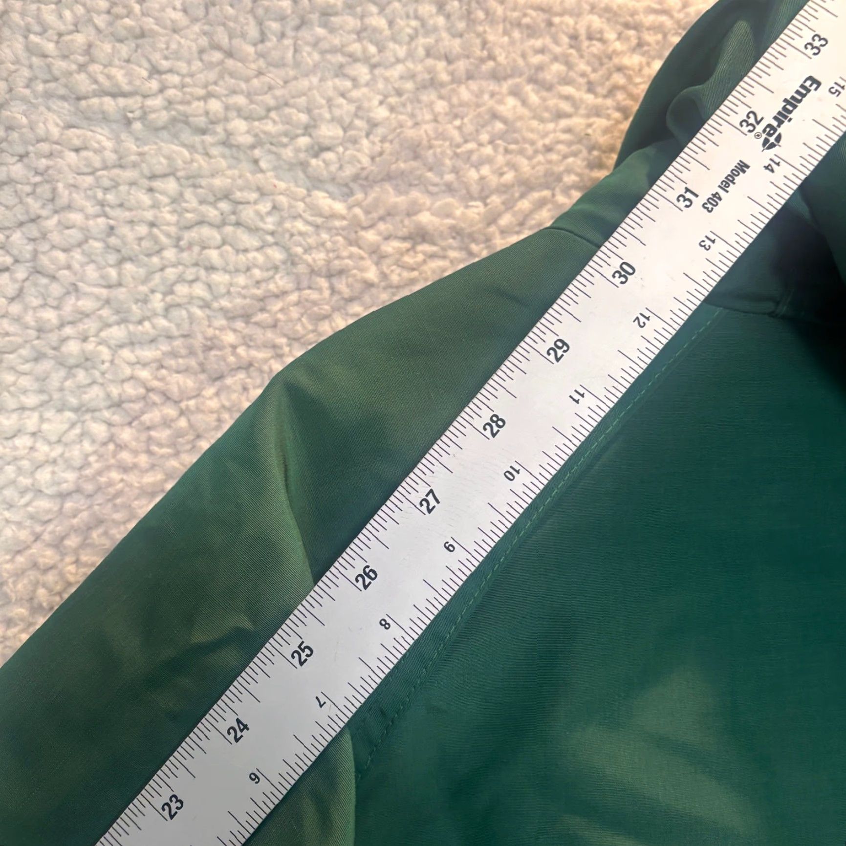 Vintage VINTAGE William Barry Parka Jacket Men L Green Hooded Zip Mid-Length Solid Pattern Size US L / EU 52-54 / 3 - 6 Thumbnail