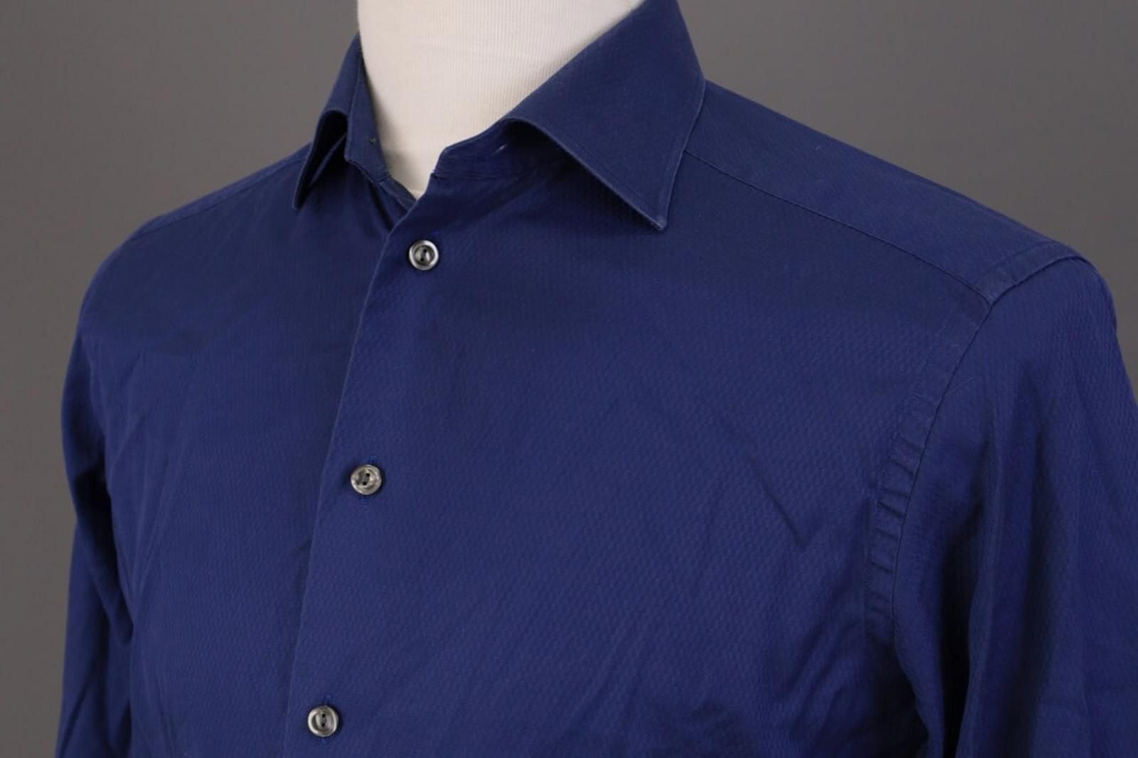 Eton Eton Contemporary Blue Signature Twill Shirt Size 39 / 15.5 Size US M / EU 48-50 / 2 - 10 Thumbnail