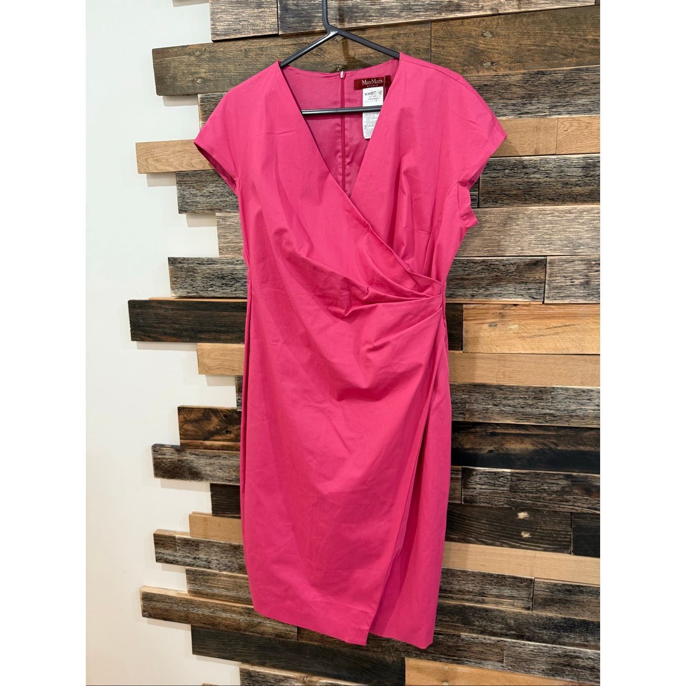 Max Mara MaxMara Studios NWT Women's Wrap Sheath Dress sz 14 Size XL / US 12-14 / IT 48-50 - 2 Thumbnail