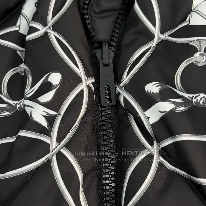 Hermes Hermes Black Rope Pattern Short Sleeve Down Jacket Size XS / US 0-2 / IT 36-38 - 9 Thumbnail