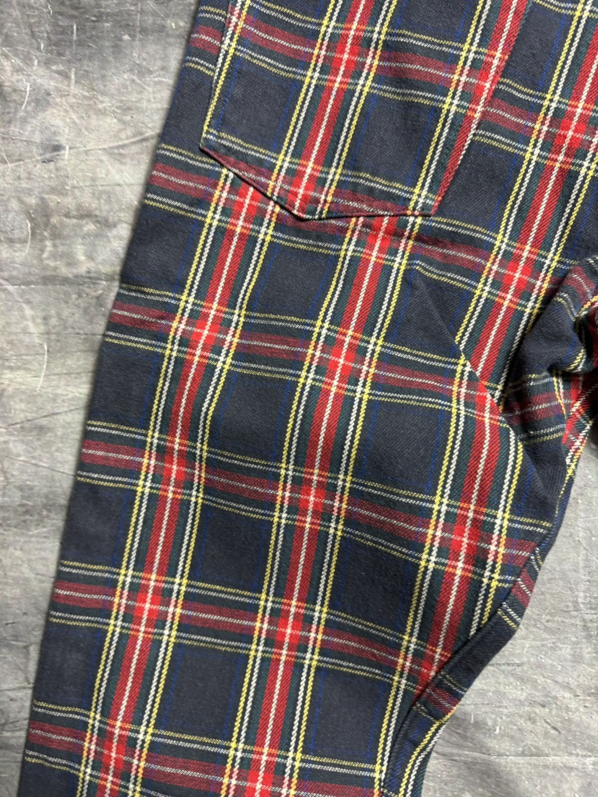 Kapital 11oz Tartan Check 5P Monkey Cisco Pants Size US 30 / EU 46 - 8 Thumbnail
