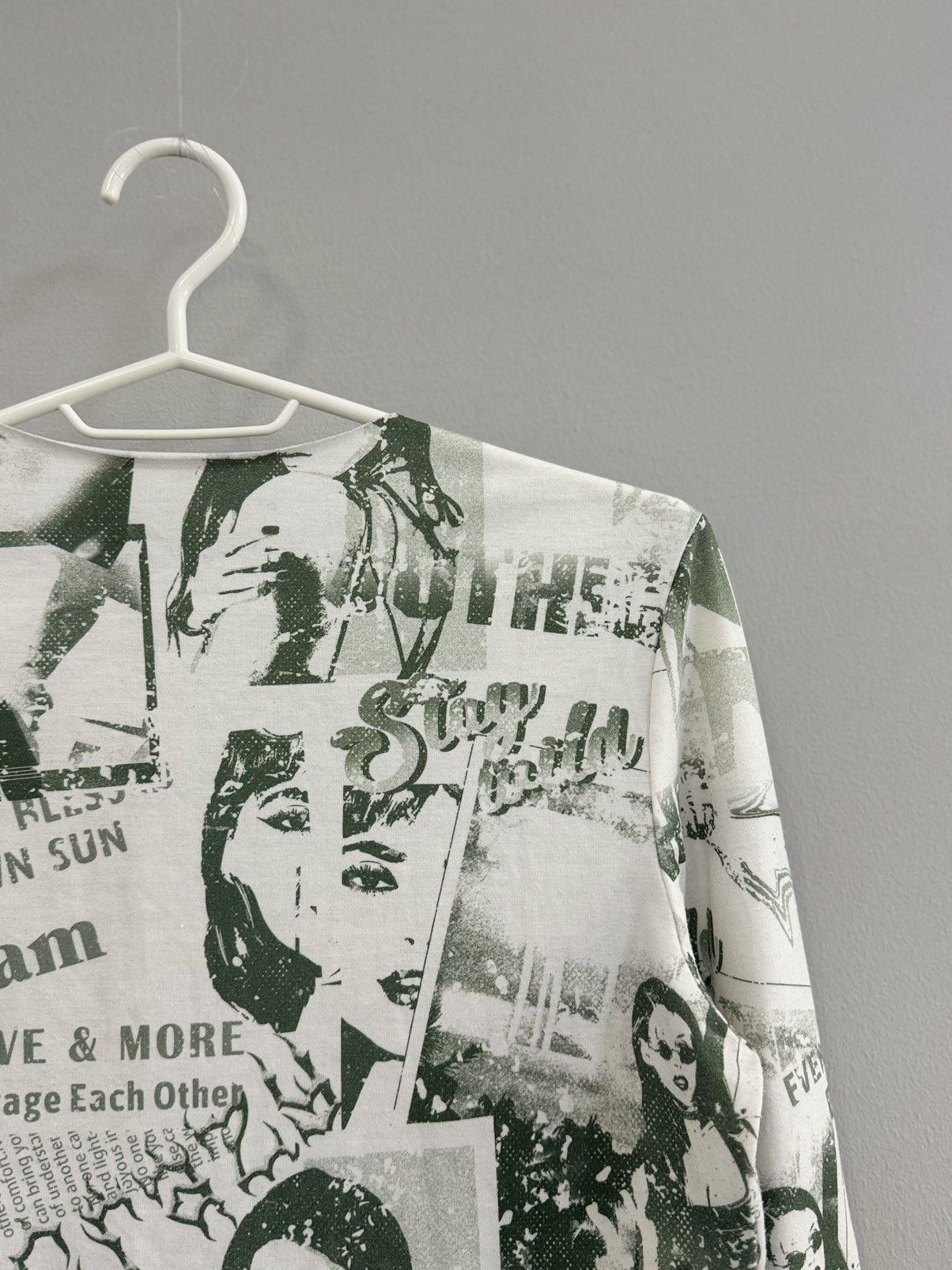 Japanese Brand × Vintage Vintage Japanese Brand y2k mesh Long Sleeve Galliano Style Size M / US 6-8 / IT 42-44 - 8 Thumbnail