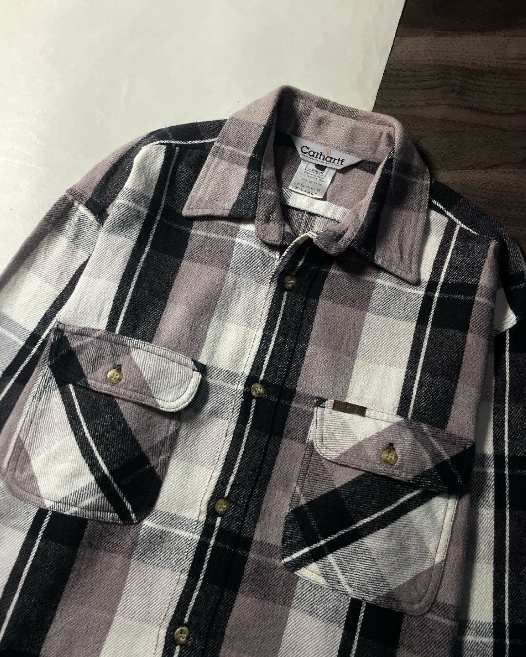 Carhartt Heavy Flannel Shirt CARHARTT Size XL fit XXL Size US XL / EU 56 / 4 - 4 Thumbnail