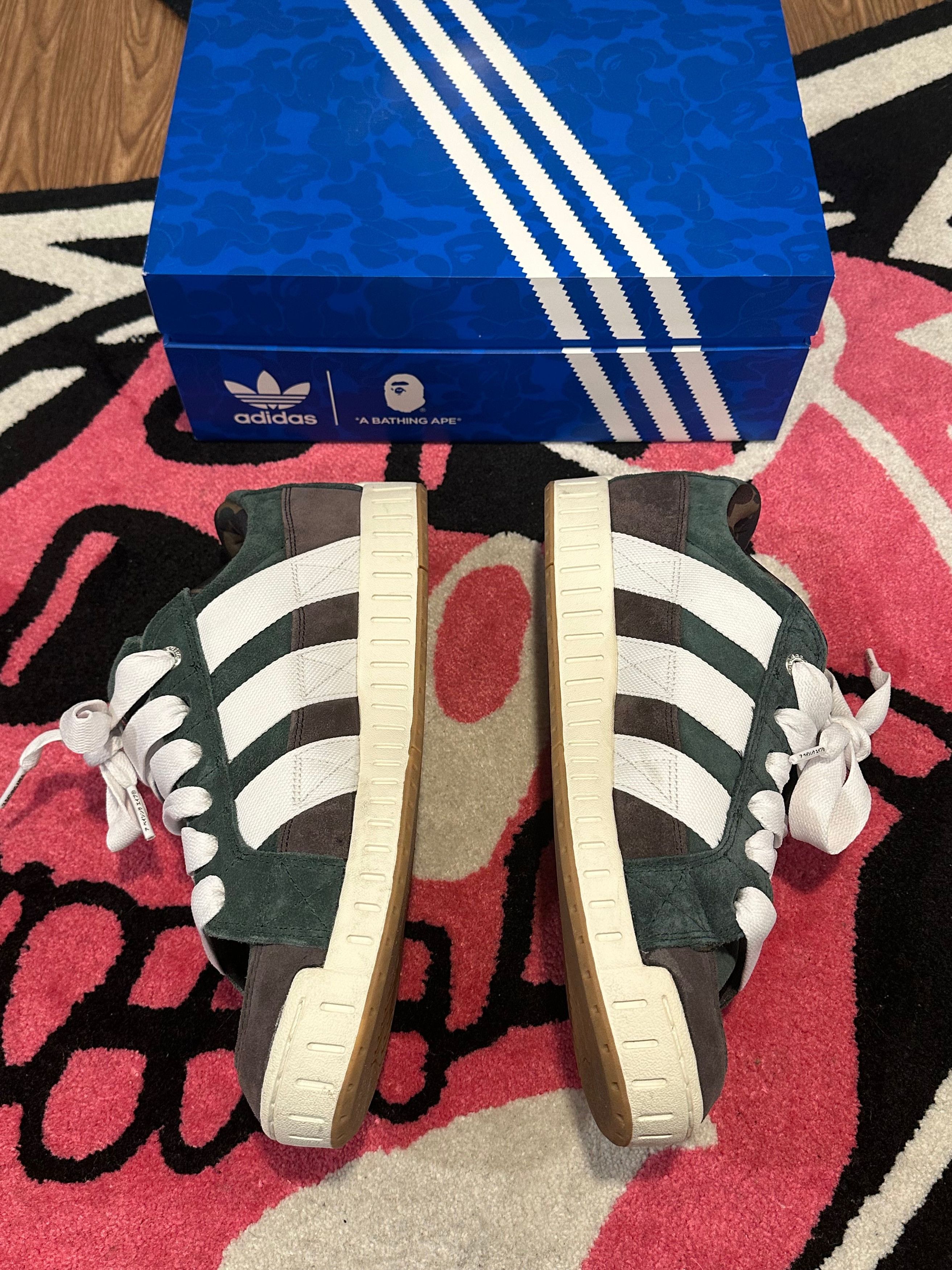 Adidas × Bape adidas NRTN Bape Shadow Green Size US 11.5 / EU 44-45 - 3 Thumbnail