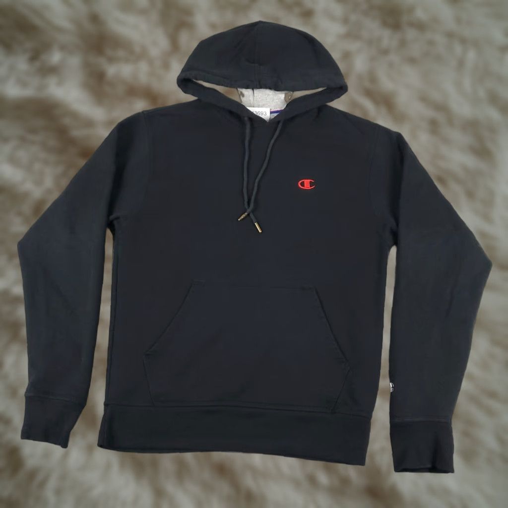 Champion Champion Black Hoodie Pullover Mens Small Regular Fit Sweatshirt Size US S / EU 44-46 / 1 - 1 Thumbnail