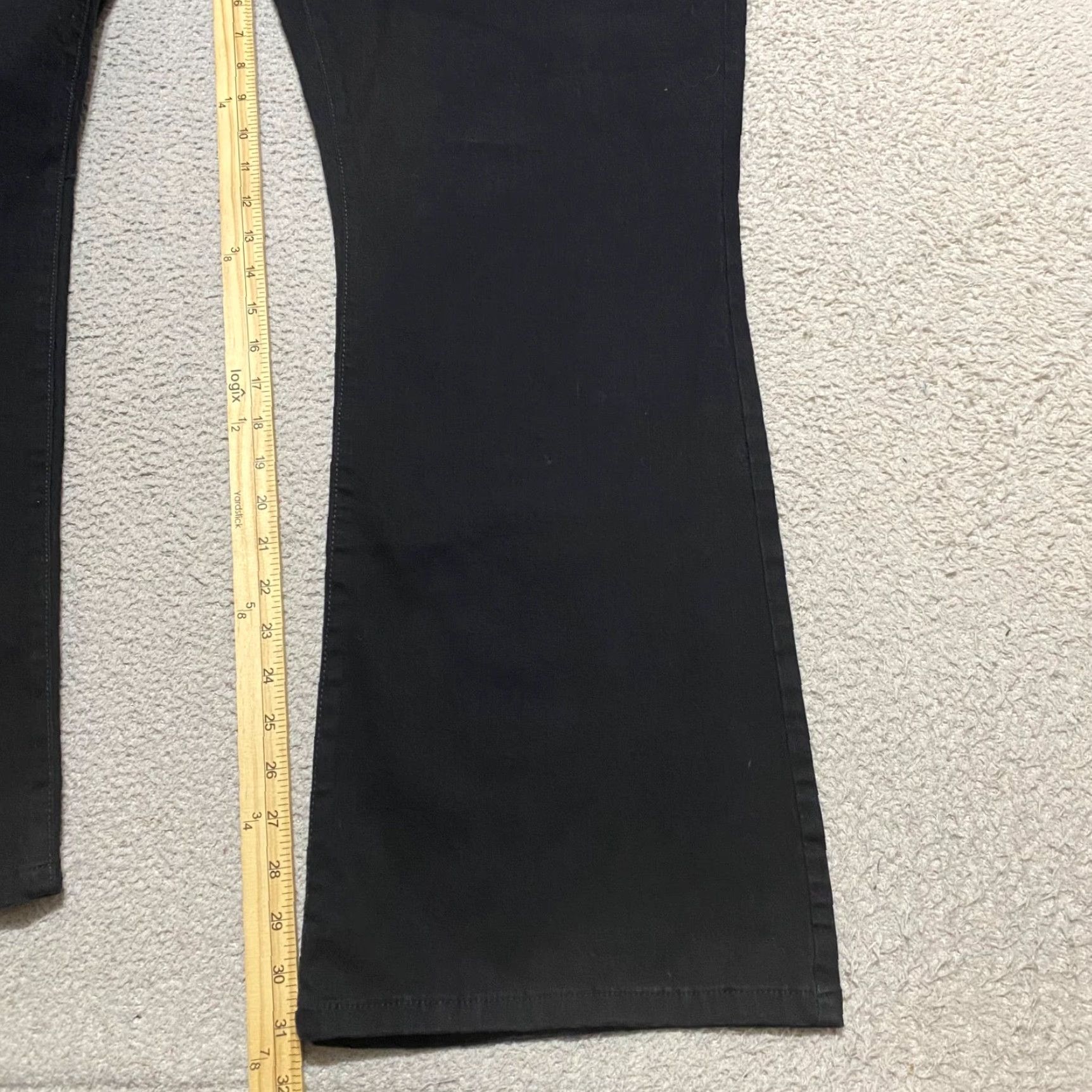 Levi's Levi's 512 Jeans Women's Plus Dark Wash Black Denim Bootcut High Rise 24 Size 42" / US 20 - 6 Thumbnail