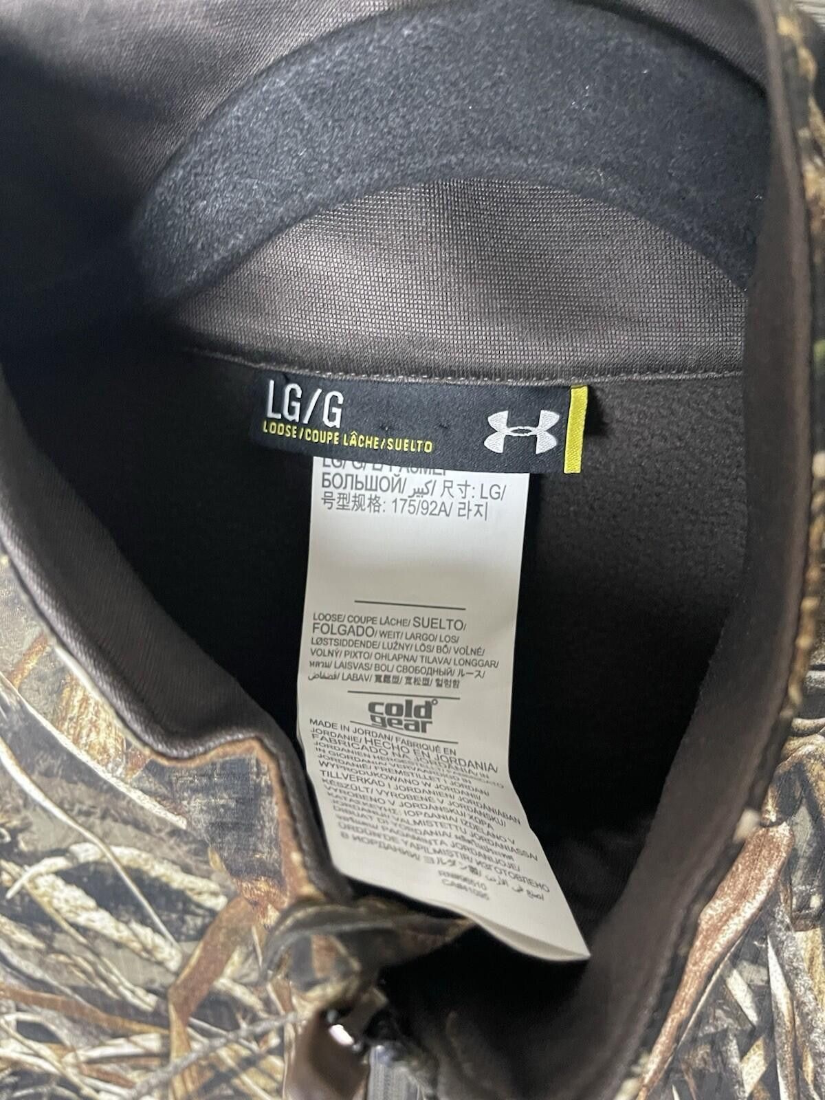 Under Armour Under Armour 1/4 Zip Pullover Shirt Men's L Realtree Size ONE SIZE - 3 Thumbnail