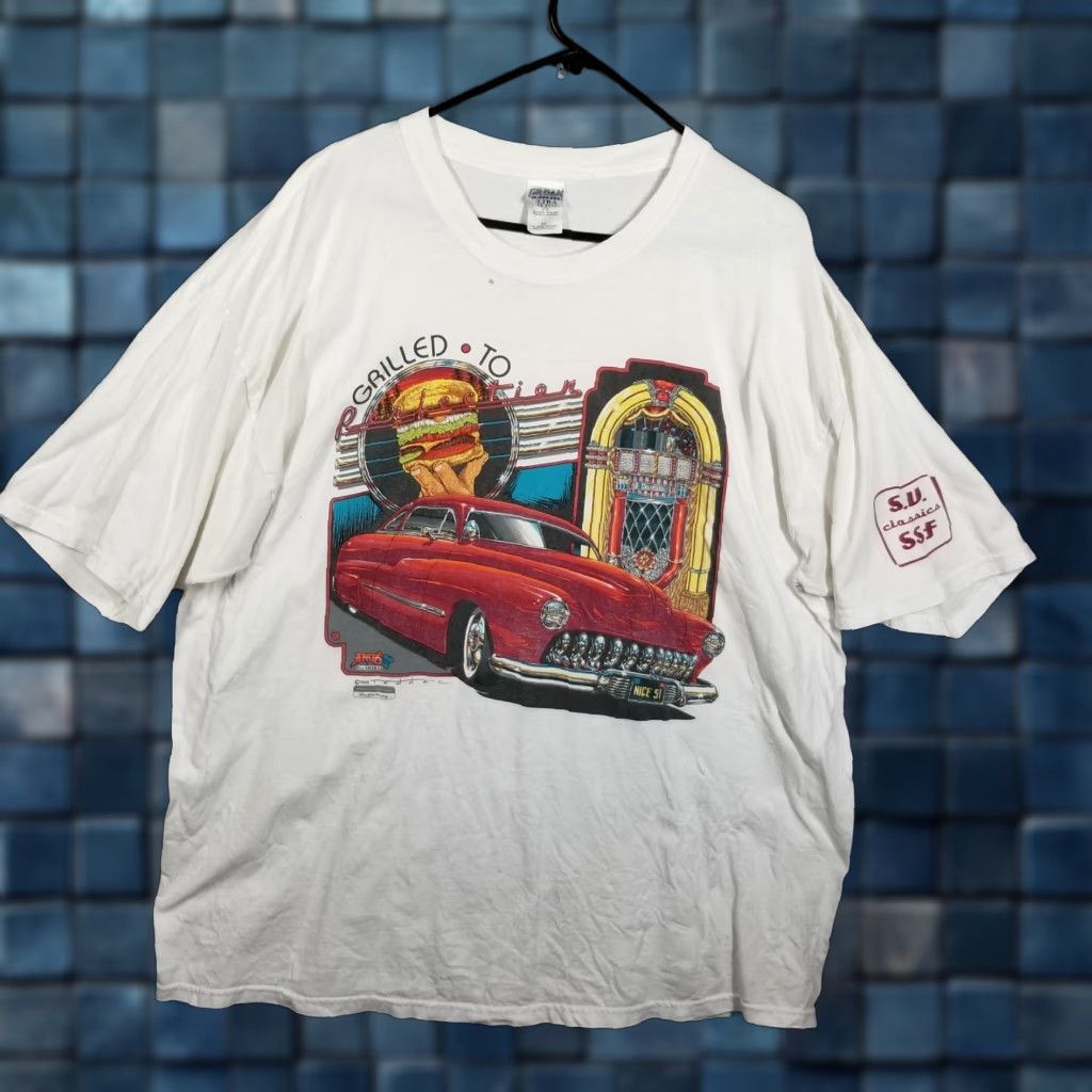 Vintage VINTAGE 2000s Car T-Shirt Mens XXL 1951 Mercury Coupe Classic Grunge Retro Motorwear Size US XXL / EU 58 / 5 - 1 Thumbnail