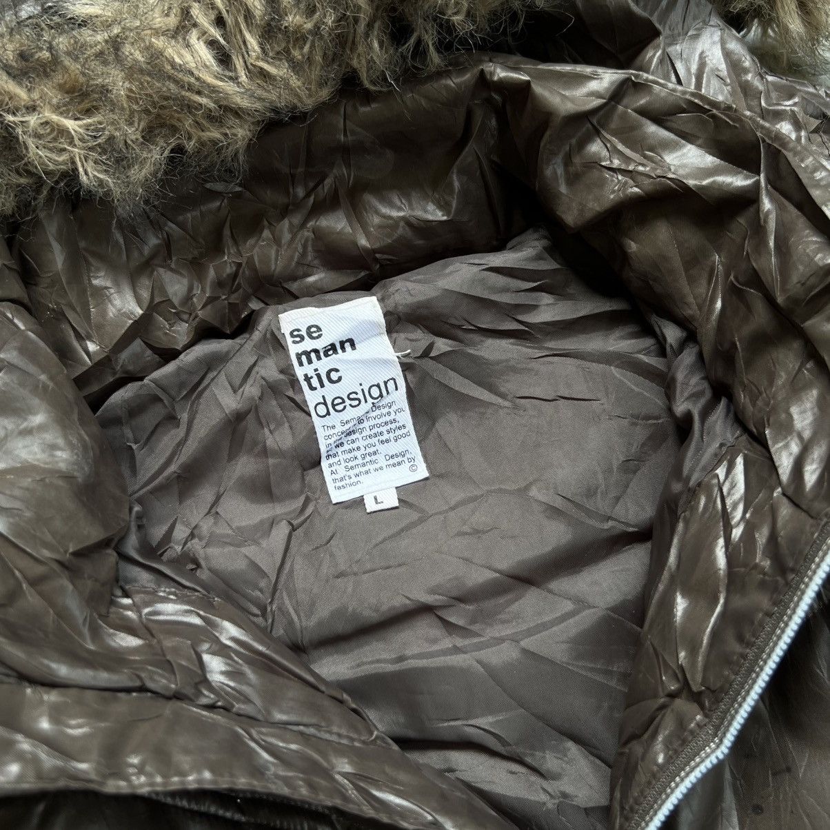 semanticdesign 2000s Semantic Design Apoclypse Style Puffer Fur Jacket Size US L / EU 52-54 / 3 - 5 Thumbnail