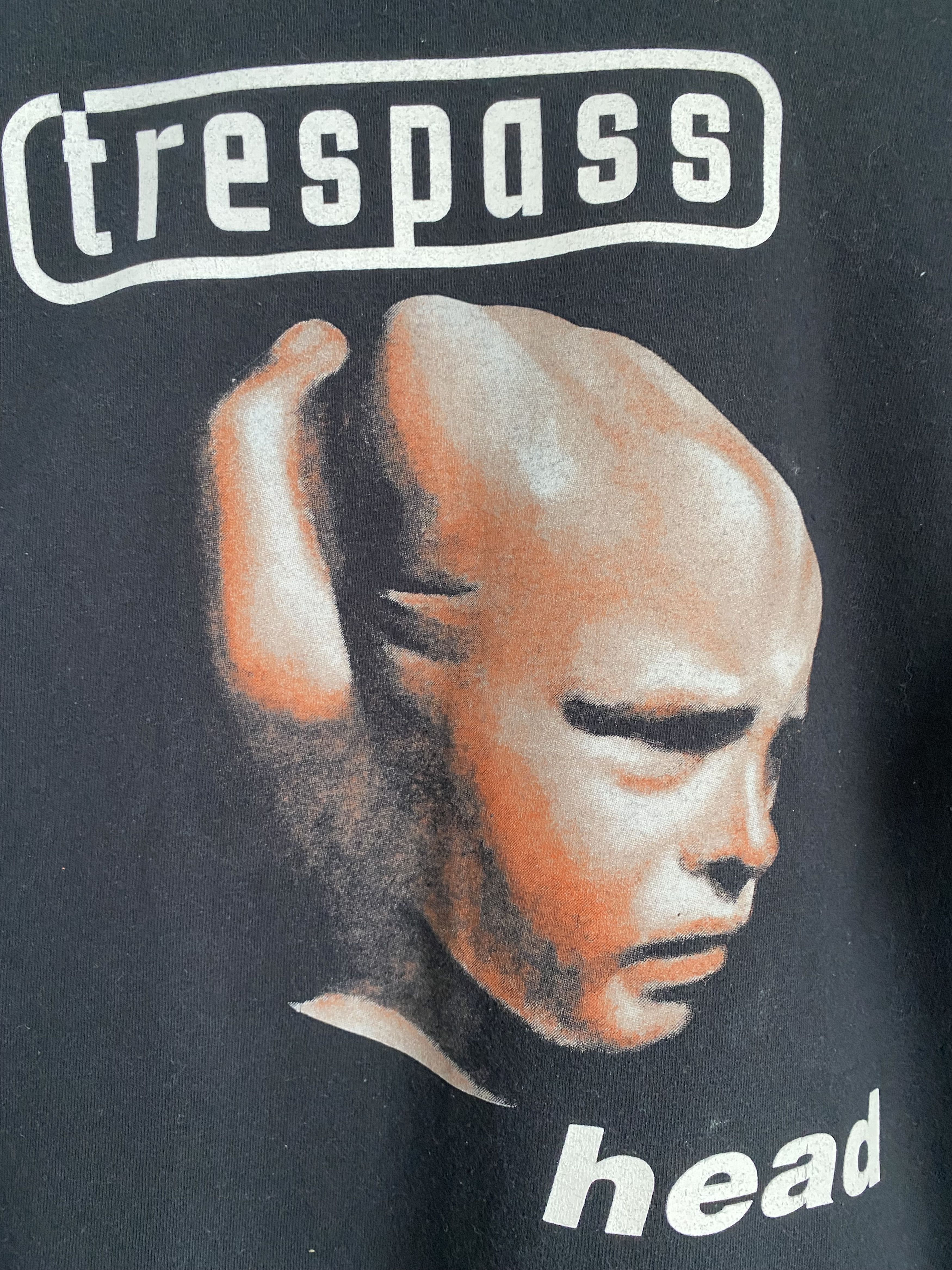 Band Tees × Vintage Vintage 1993 Trespass Head F*CK You metal t-shirt Size US XL / EU 56 / 4 - 4 Thumbnail