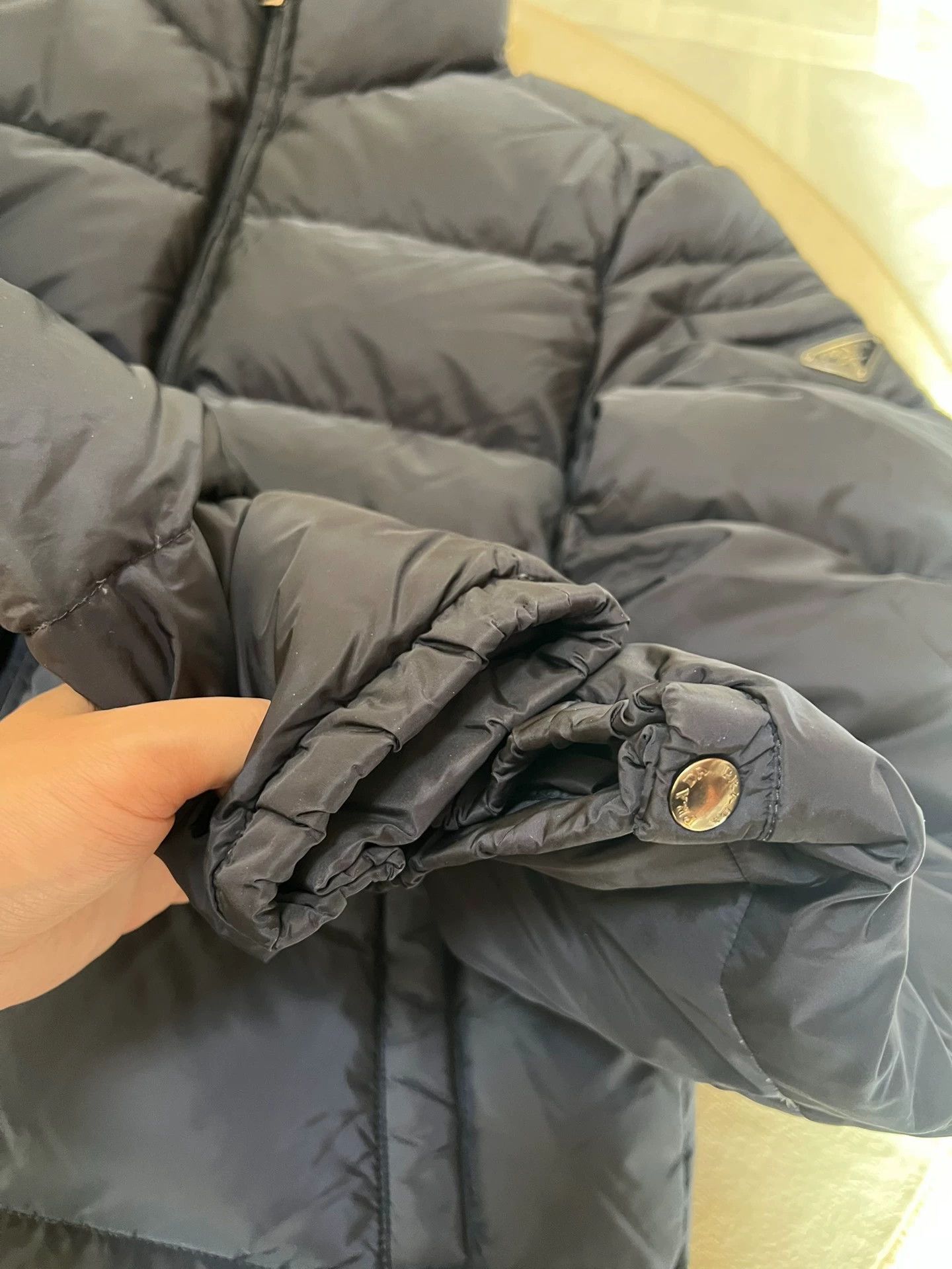 Prada Prada triangle logo down jacket, size 46, Size US M / EU 48-50 / 2 - 5 Thumbnail