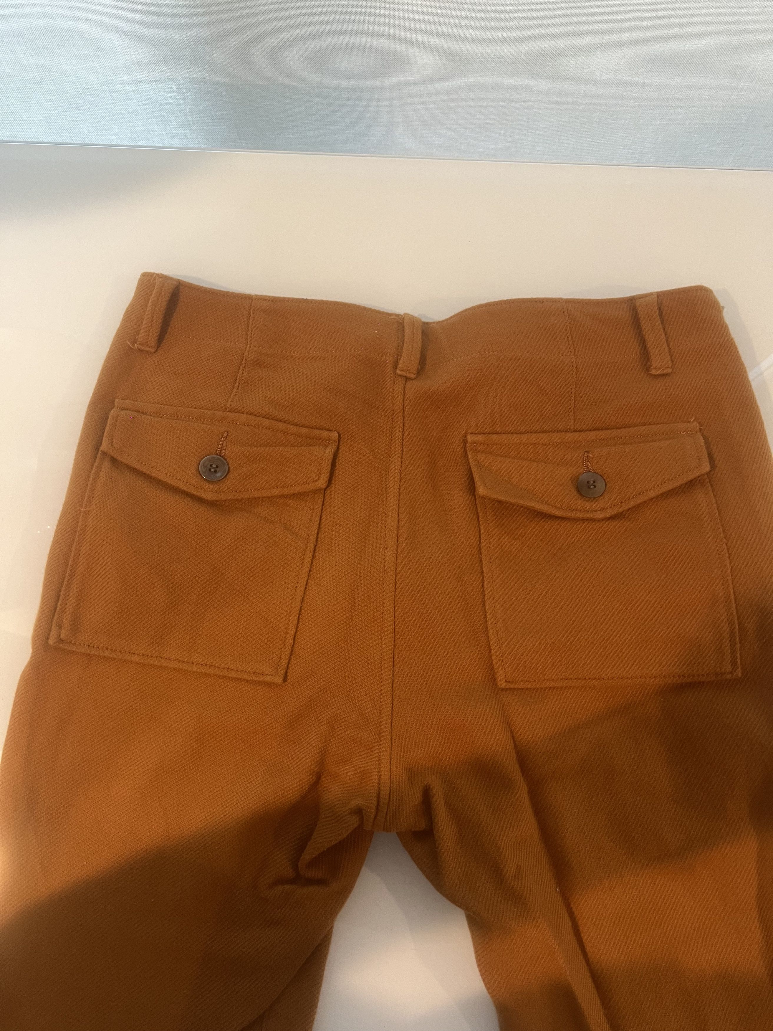 Undercover Undercover Tan with Grey Waist Tie Cropped Pants Size US 30 / EU 46 - 6 Thumbnail
