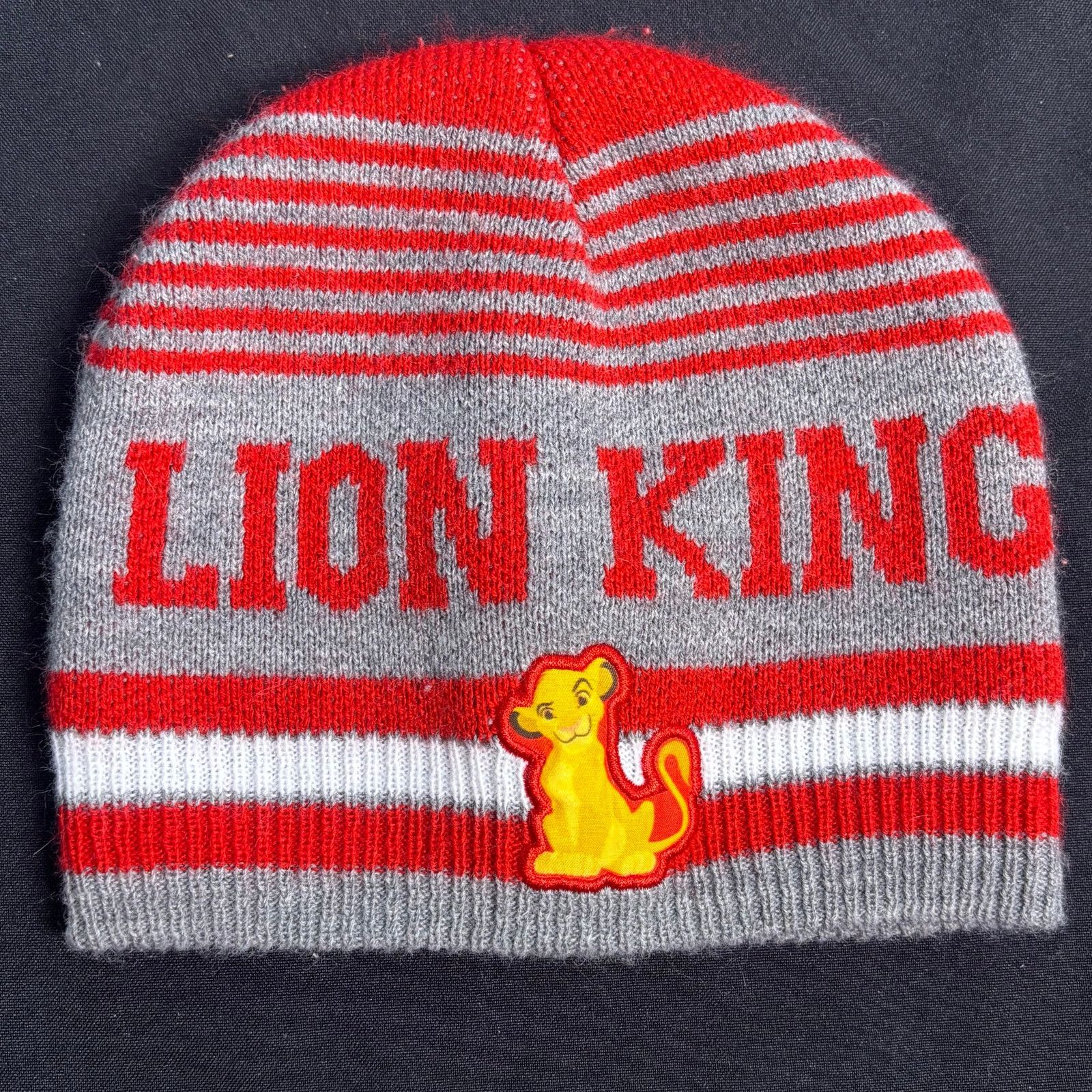 Disney Red Stripe The Lion King Beanie Size ONE SIZE - 4 Thumbnail