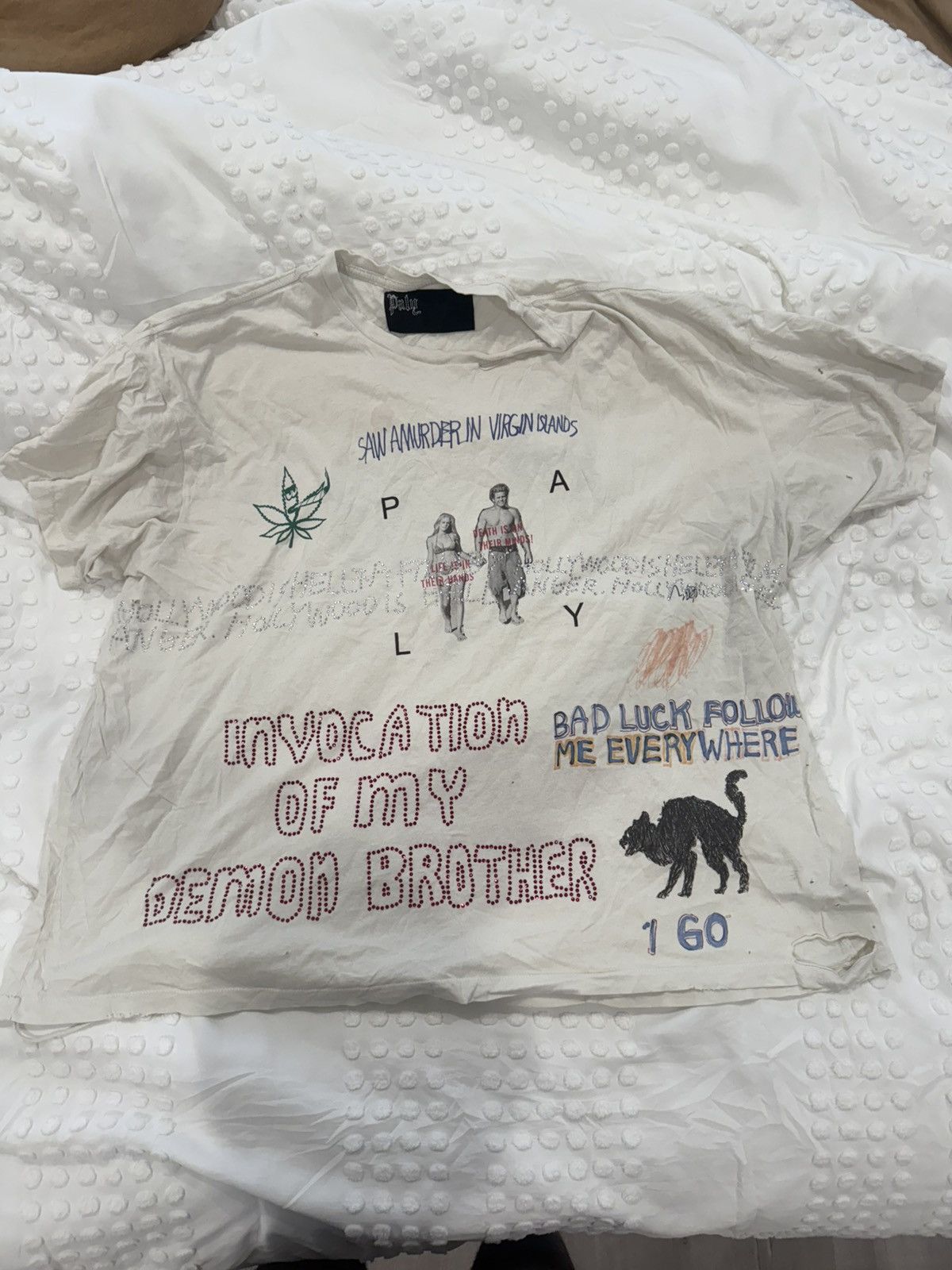 Paly Hollywood PALY BAD LUCK TEE | Grailed