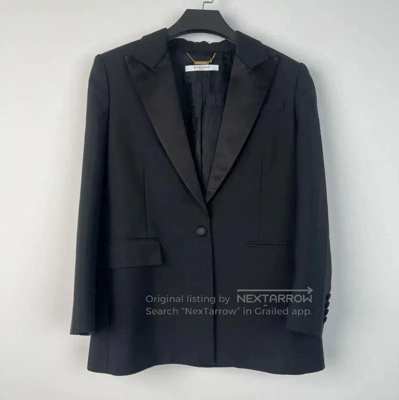 Givenchy Black Summer Women's Blazer Size M .