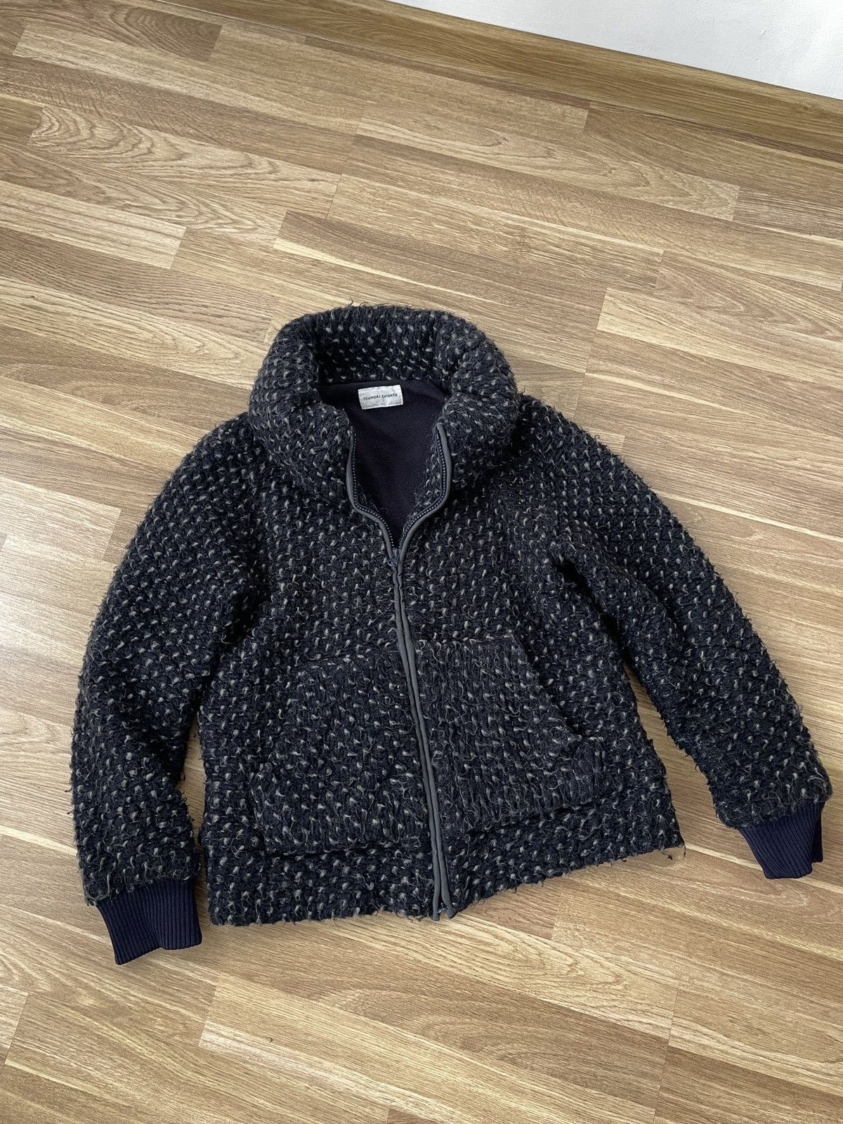 Tsumori Chisato by Issey Miyake Fleece Zipper Jacket size 2