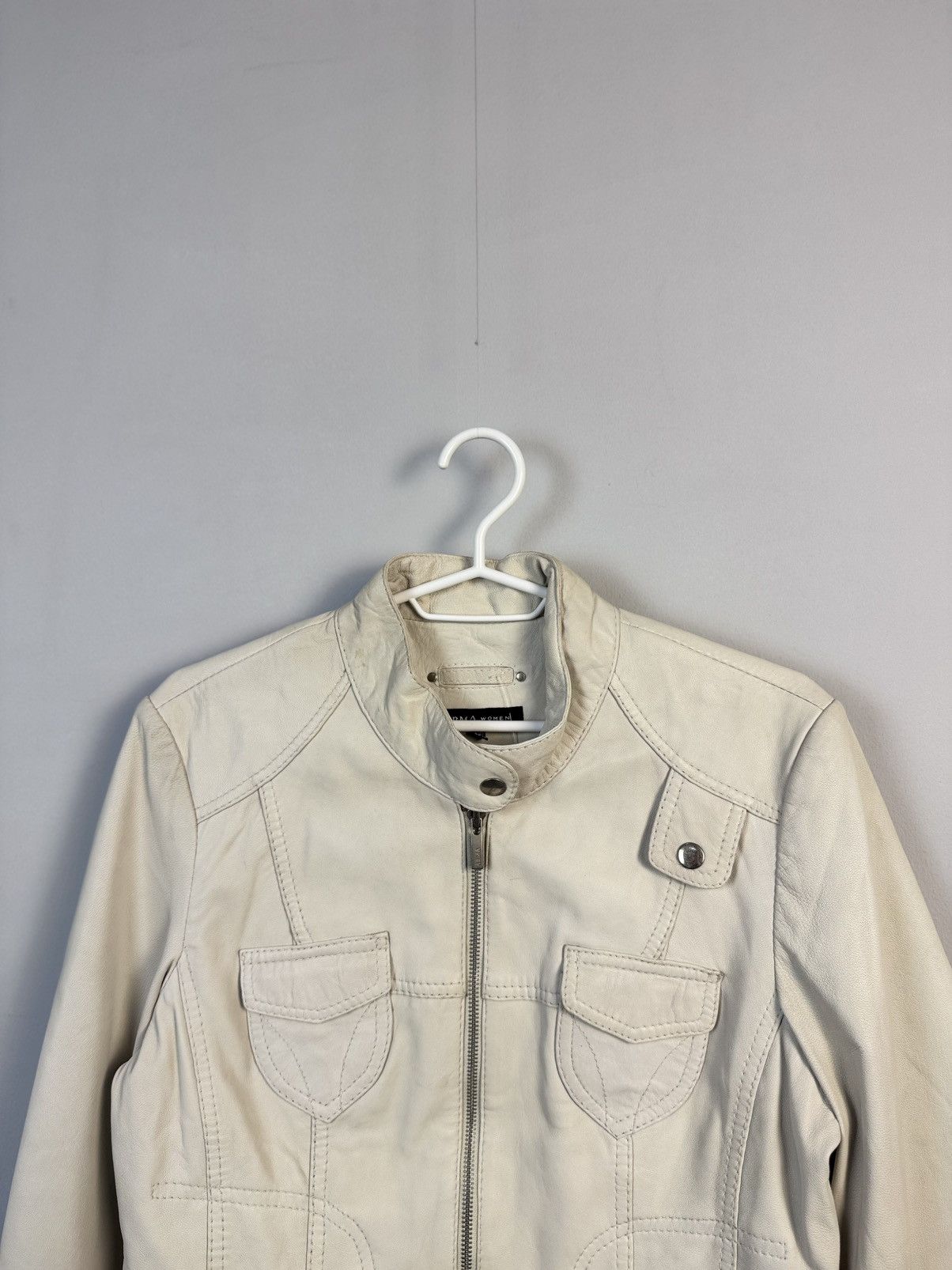 Japanese Brand Very crazy Cropped Leather Bike Jacket Size S / US 4 / IT 40 - 2 Thumbnail