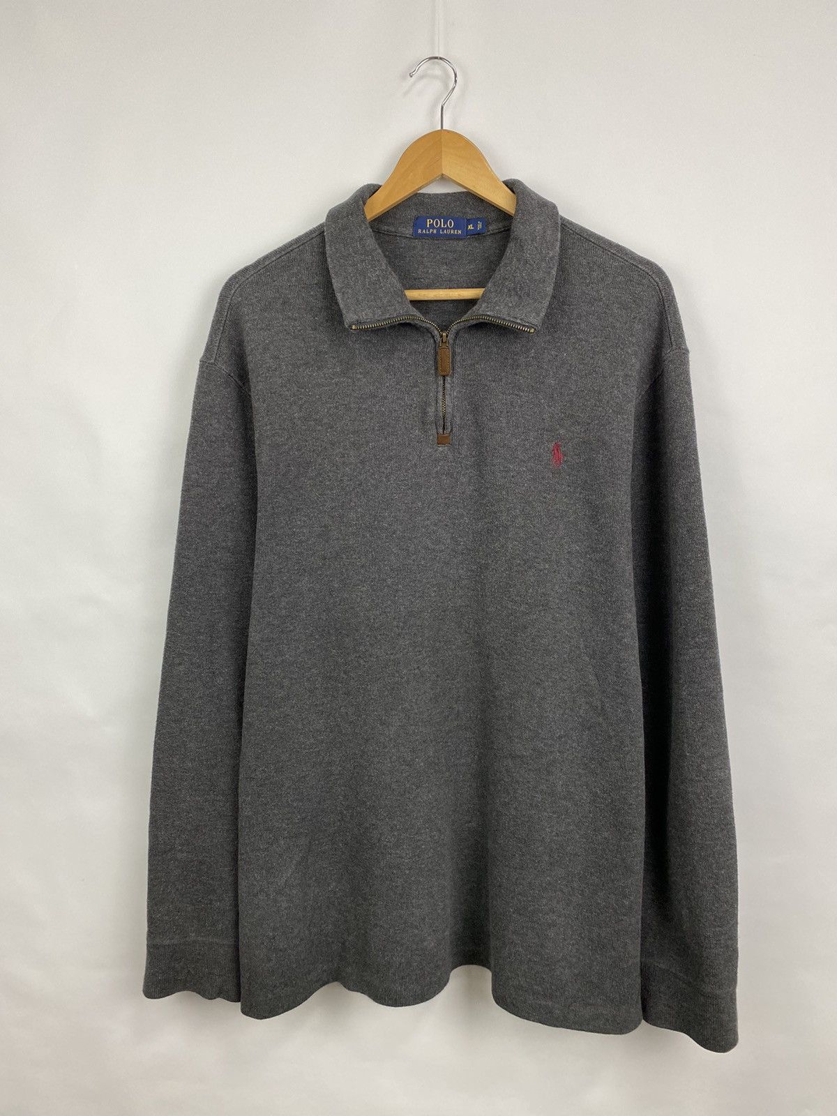 Polo Ralph Lauren Vintage Y2K Ralph Lauren Knitted 1/4 Zip Sweater Size US XL / EU 56 / 4 - 3 Thumbnail