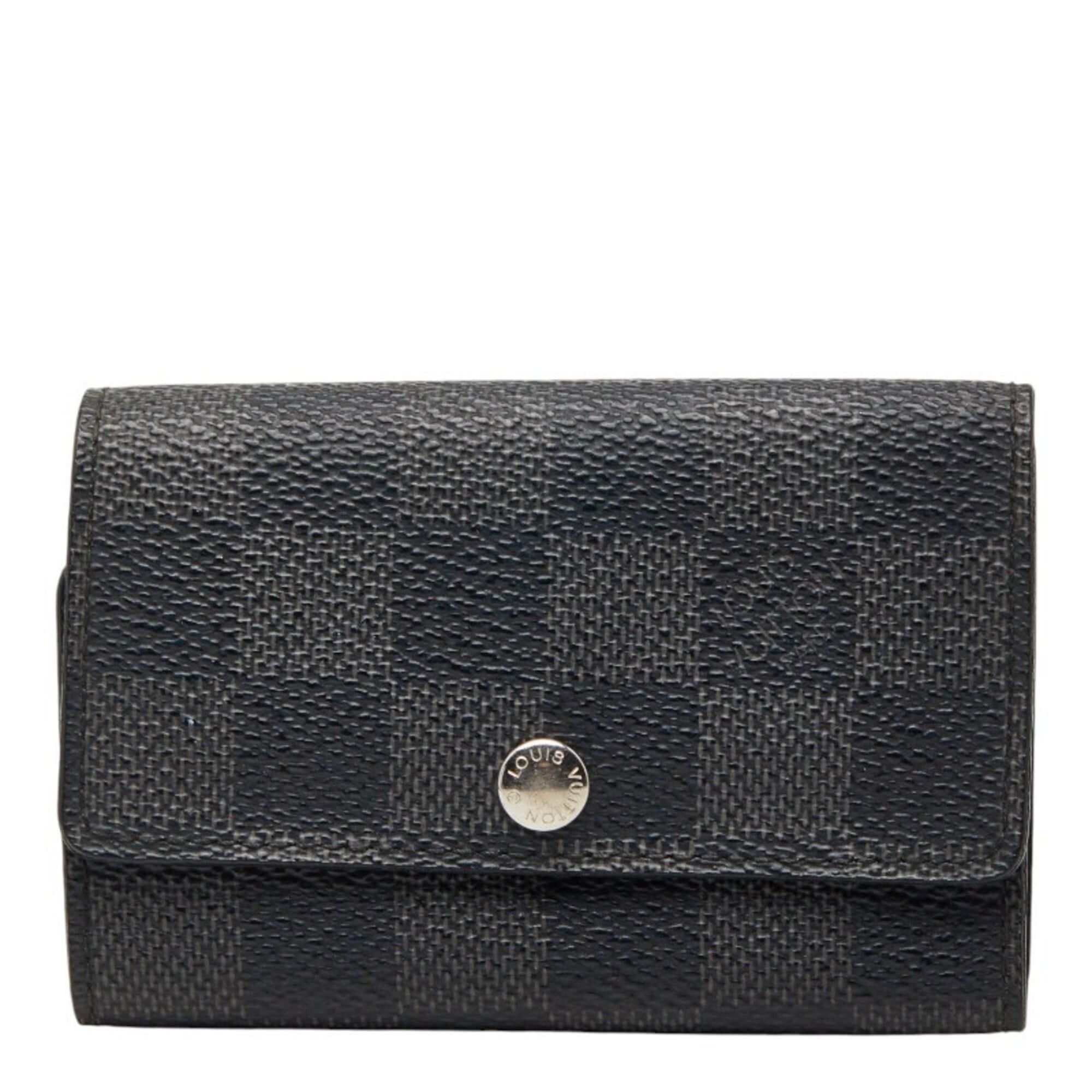 Louis Vuitton Louis Vuitton Damier Graphite Multicles 6 Key Case N62662 Black Leather Women's LOUIS VUITTON Size ONE SIZE - 1 Thumbnail