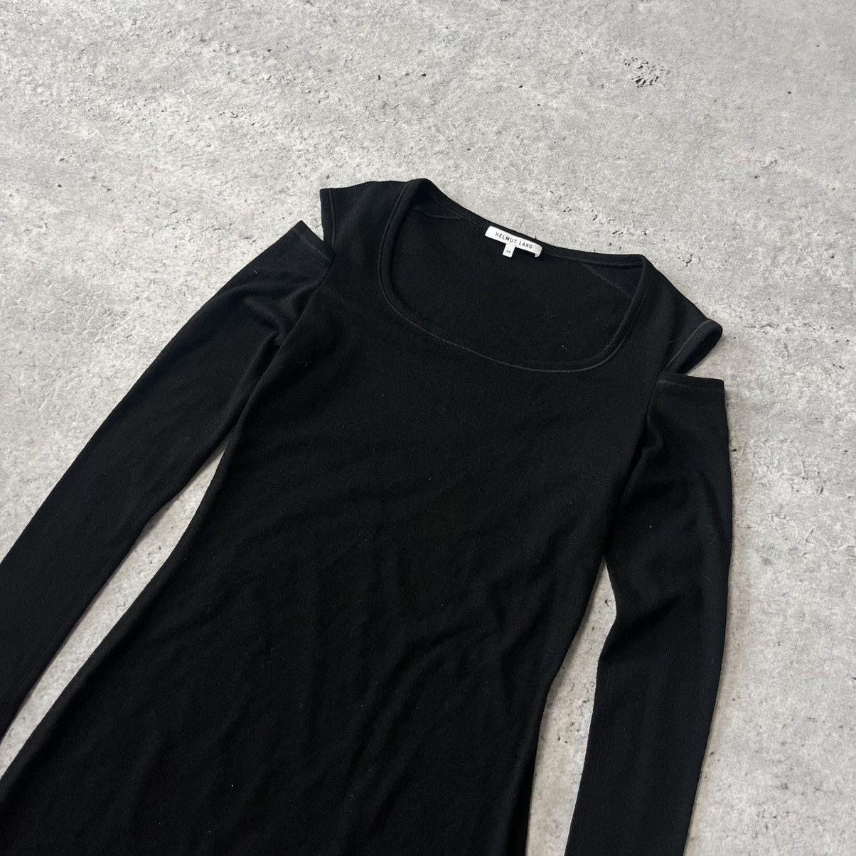 Helmut Lang Helmut Lang open shoulder wool skirt XS wool Size XS / US 0-2 / IT 36-38 - 3 Thumbnail