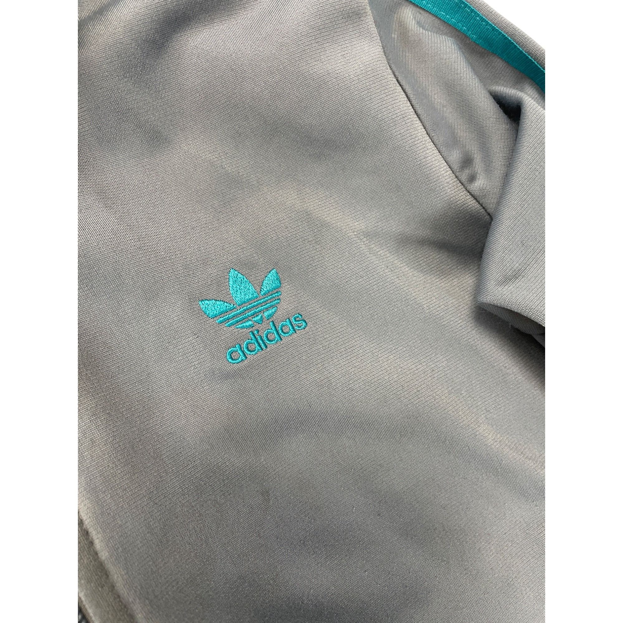 Adidas Adidas Originals Firebird womans Gray green zip Jacket size Size L / US 10 / IT 46 - 5 Thumbnail