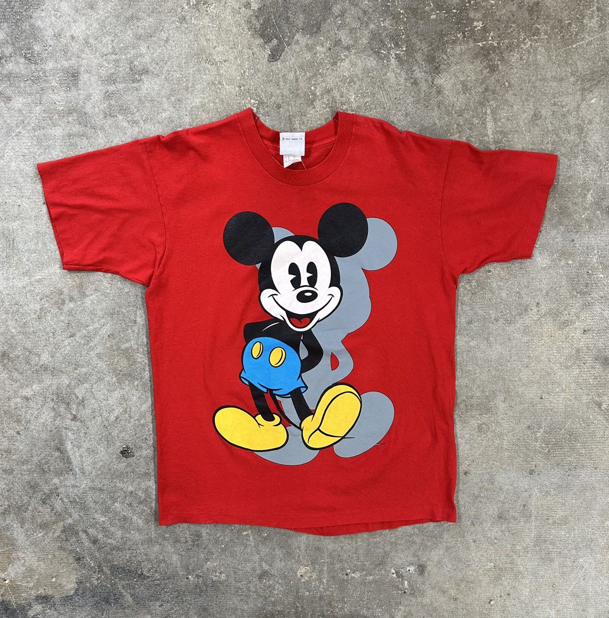 Disney Vintage 90s Disney Mickey Mouse Cartoon T-Shirt Size US XL / EU 56 / 4 - 1 Thumbnail