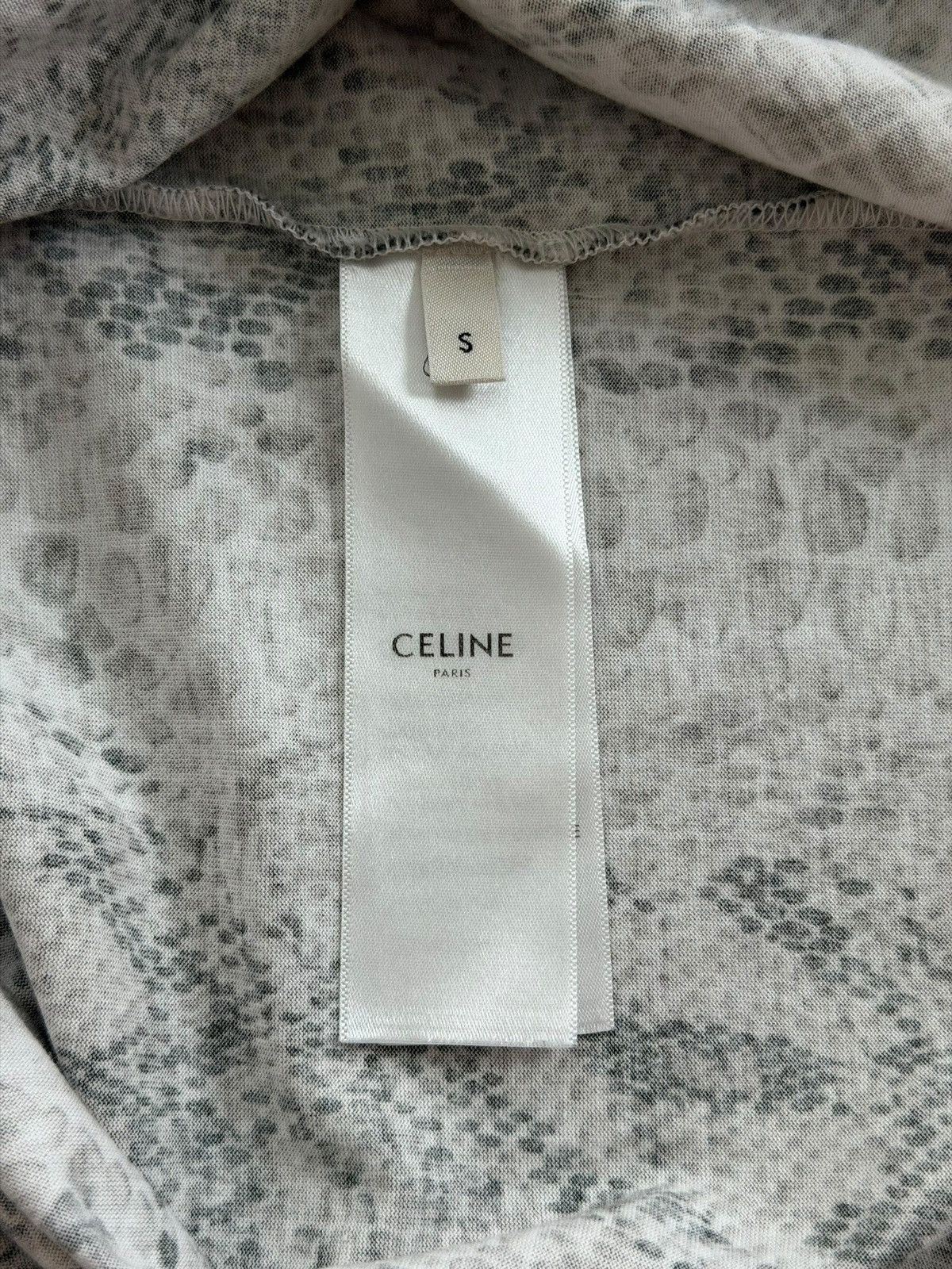 Celine Celine Snakeskin Python Classic Logo Tee Size US S / EU 44-46 / 1 - 5 Thumbnail
