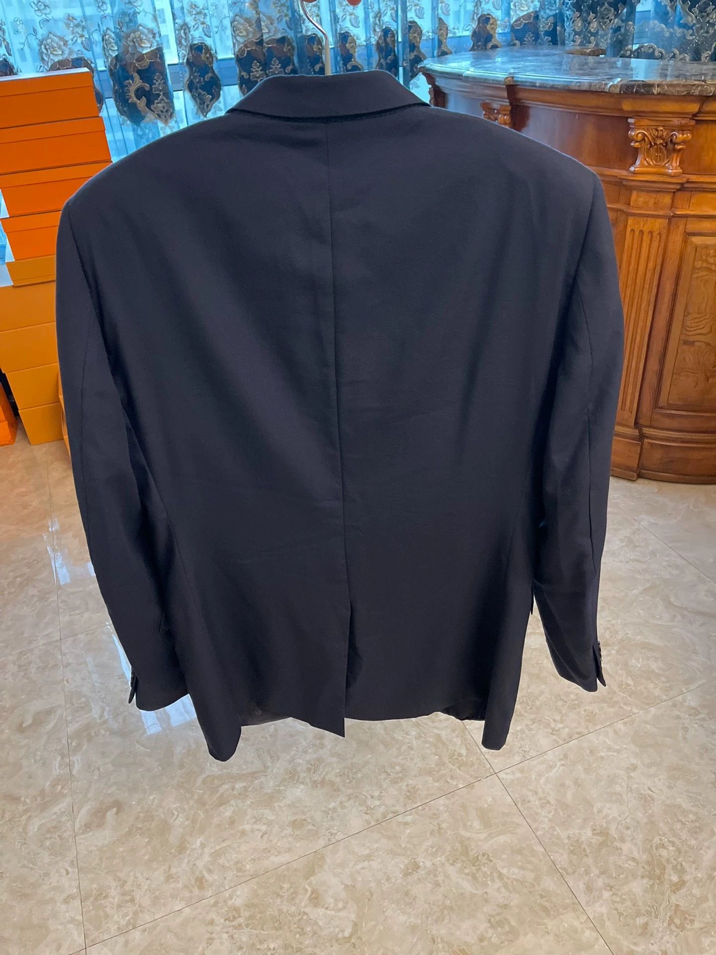 Dior New Authentic DIOR Cashmere Suit Jacket Classic Black 50 Size 50R - 3 Thumbnail