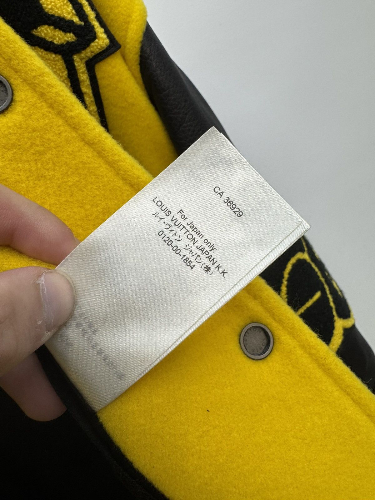 Louis Vuitton Louis Vuitton Varsity Jacket Yellow Size US M / EU 48-50 / 2 - 10 Thumbnail