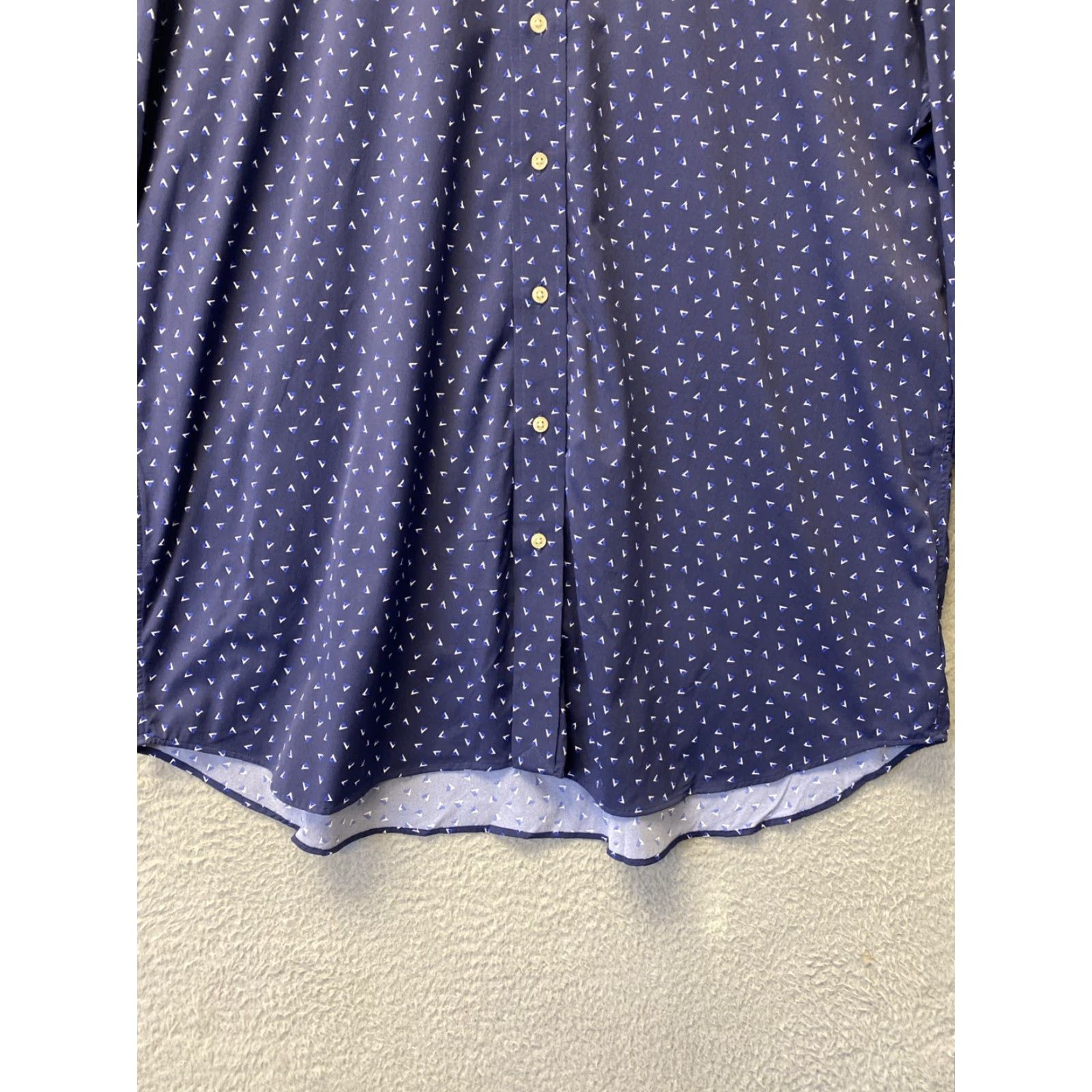 Ralph Lauren Ralph Lauren Golf Blue Performance Polo Shirt Mens XLT Button Down Collar Long Sleeve Size US XL / EU 56 / 4 - 2 Thumbnail