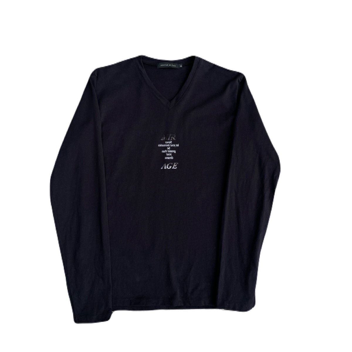 If Six Was Nine 2000s FUGA Rhinestone Mirage Long Sleeve Tee Japanese Vkei Size US S / EU 44-46 / 1 - 2 Thumbnail