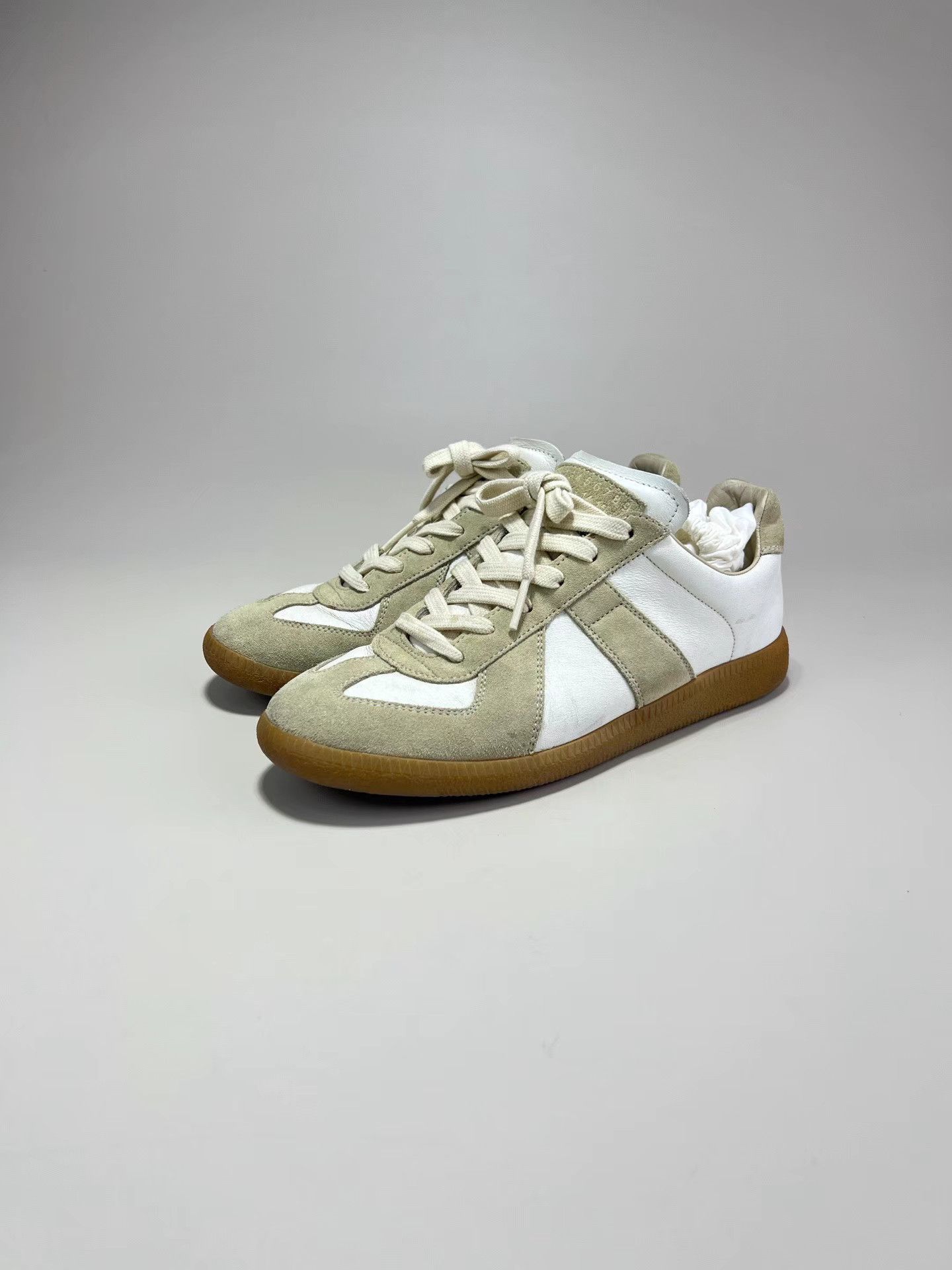 Maison Margiela MAISON MARGIELA German Army Trainer Sneakers Size US 7 / IT 37 - 1 Thumbnail