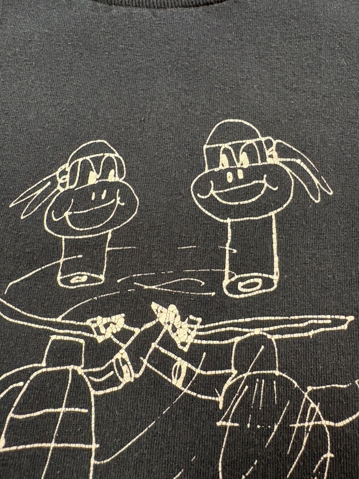GX1000 GX1000 LSD World Peace Graphic T-Shirt Black Skateboard Y2K Size US M / EU 48-50 / 2 - 5 Thumbnail