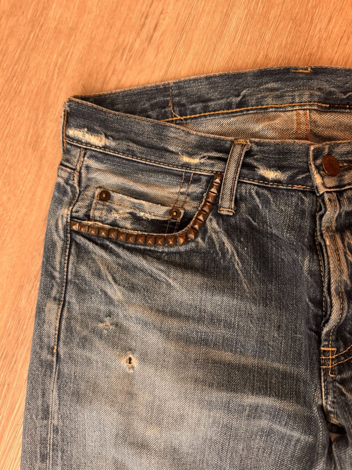 Hysteric Glamour Hysteric Glamour Studded Jeans Size US 31 - 3 Thumbnail
