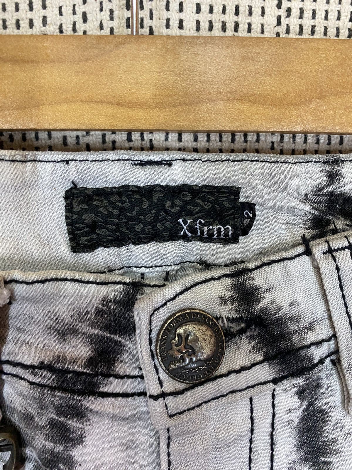 14th Addiction × If Six Was Nine × KMRii Xfirm steampunk denim acid wash very rare Size US 34 / EU 50 - 8 Thumbnail