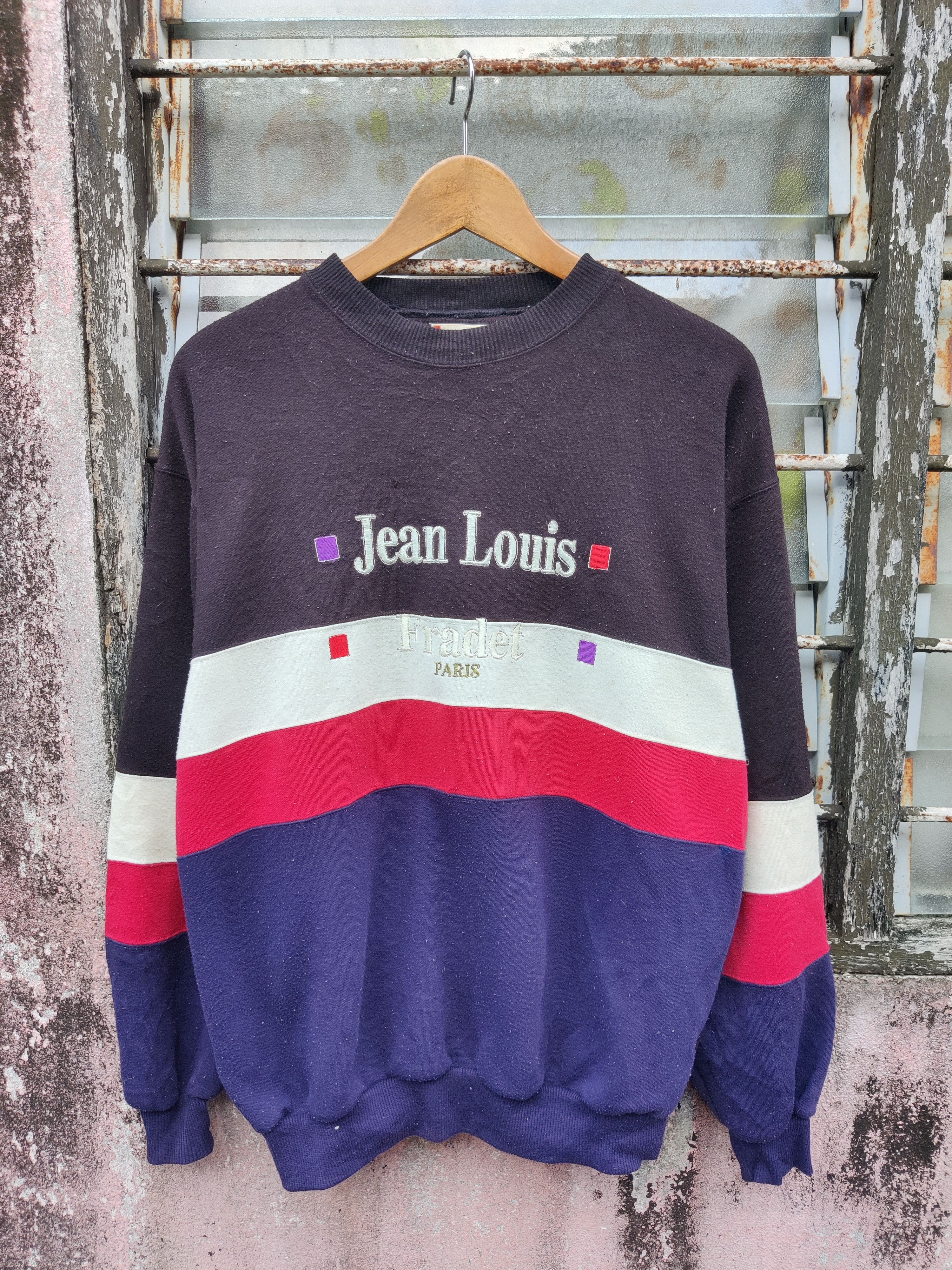Vintage Vintage Archive Jean Louis Frader Paris Spellout Sweatshirt Size US M / EU 48-50 / 2 - 2 Thumbnail