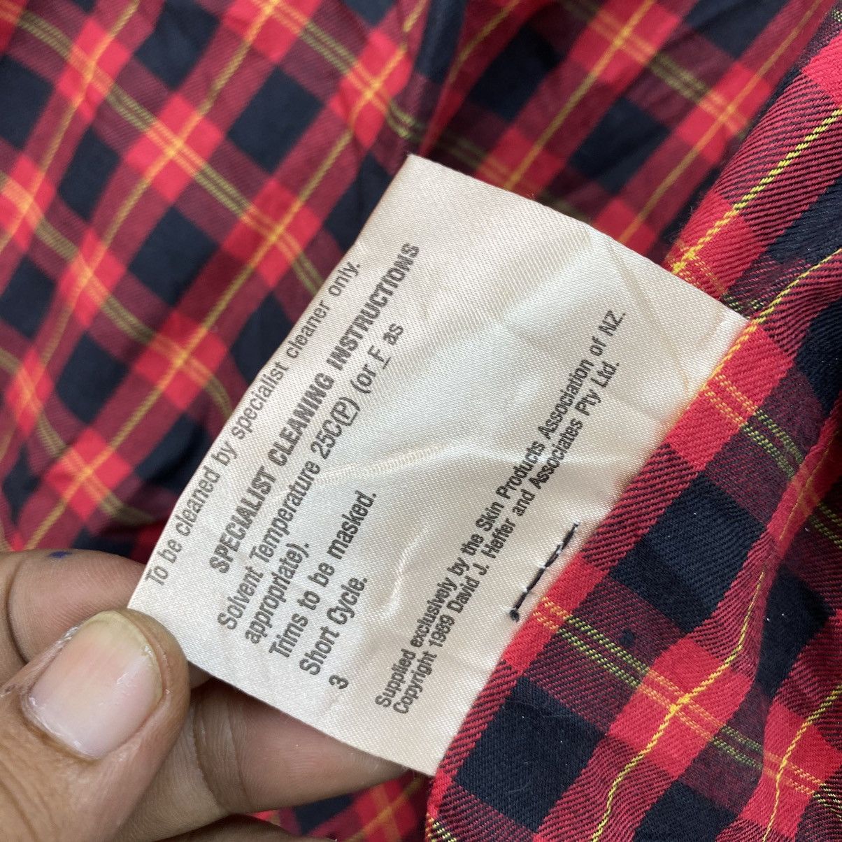 Jaded by Knight 🫶 vintage Knight Leather Field Jacket Checked Lining Size US S / EU 44-46 / 1 - 14 Thumbnail