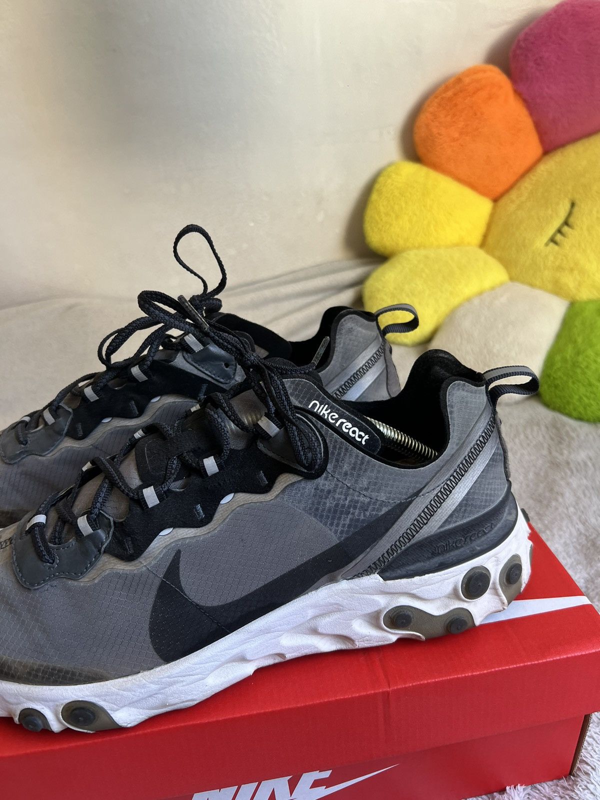 Nike Nike react element 87 anthracite black Size US 11.5 / EU 44-45 - 4 Thumbnail
