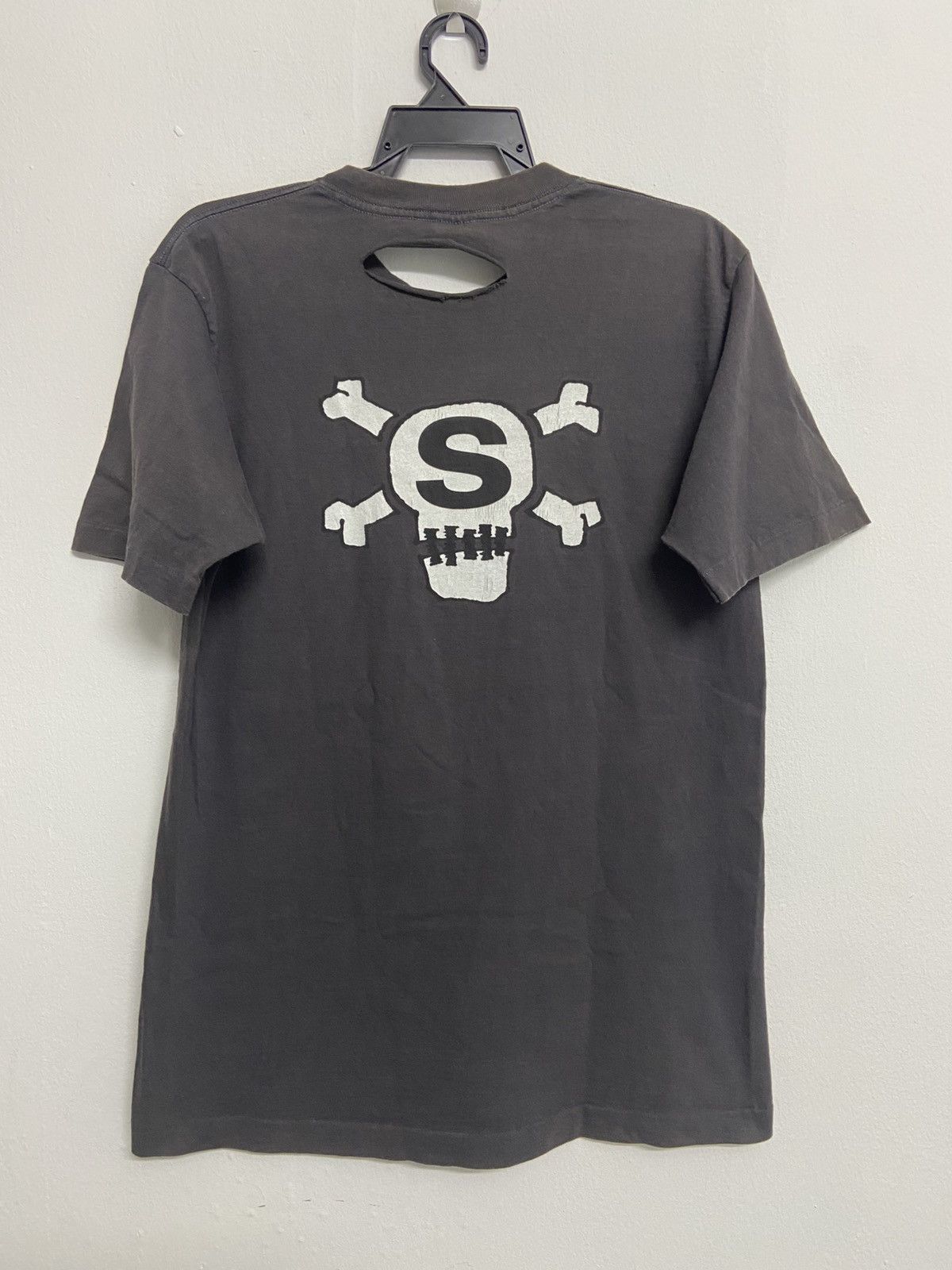 Stussy × Vintage Vintage 90's Stussy Stusnics Distressed Tee Made