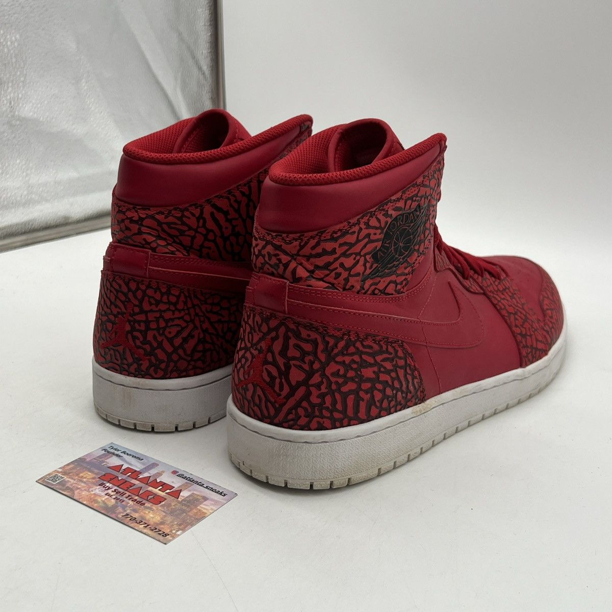 Nike Air Jordan 1 High red elephant Size US 14 / EU 47 - 5 Thumbnail