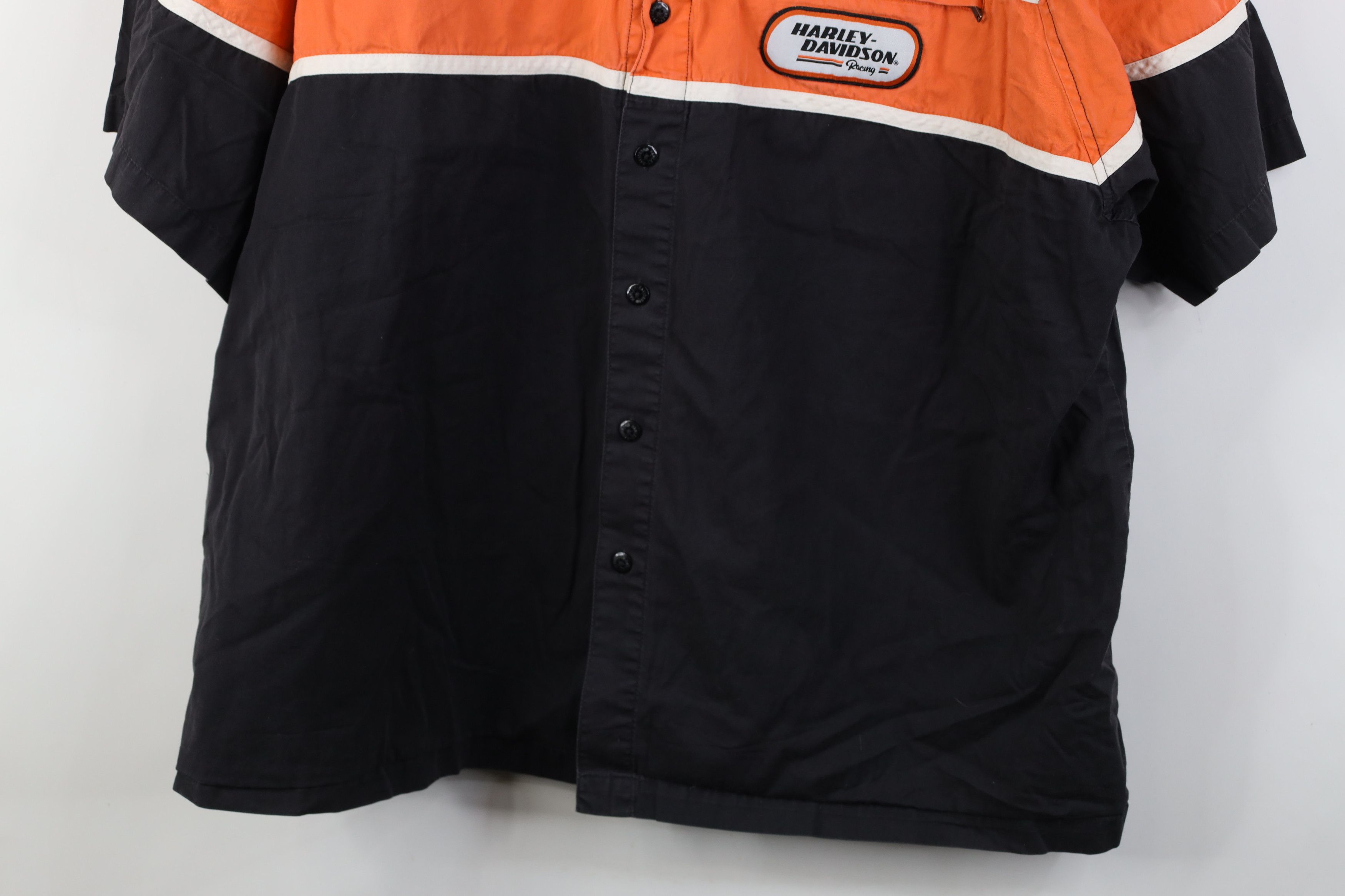 Harley Davidson Vintage Harley Davidson Mechanic Short Sleeve Button Shirt Size US XXL / EU 58 / 5 - 3 Thumbnail