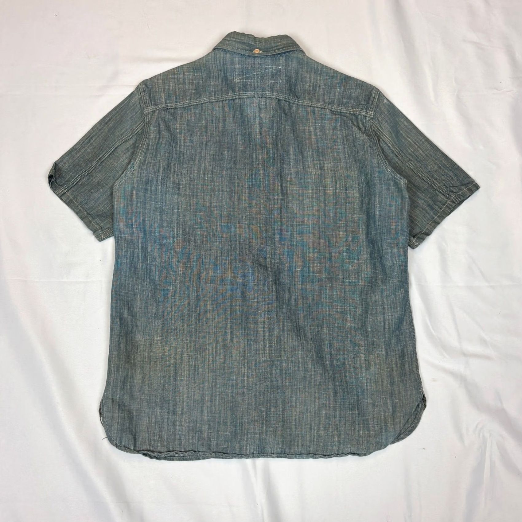 Rogue Territory Rogue Territory Work Shirt Men's Medium Chambray Selvedge Button Up Size US M / EU 48-50 / 2 - 3 Thumbnail